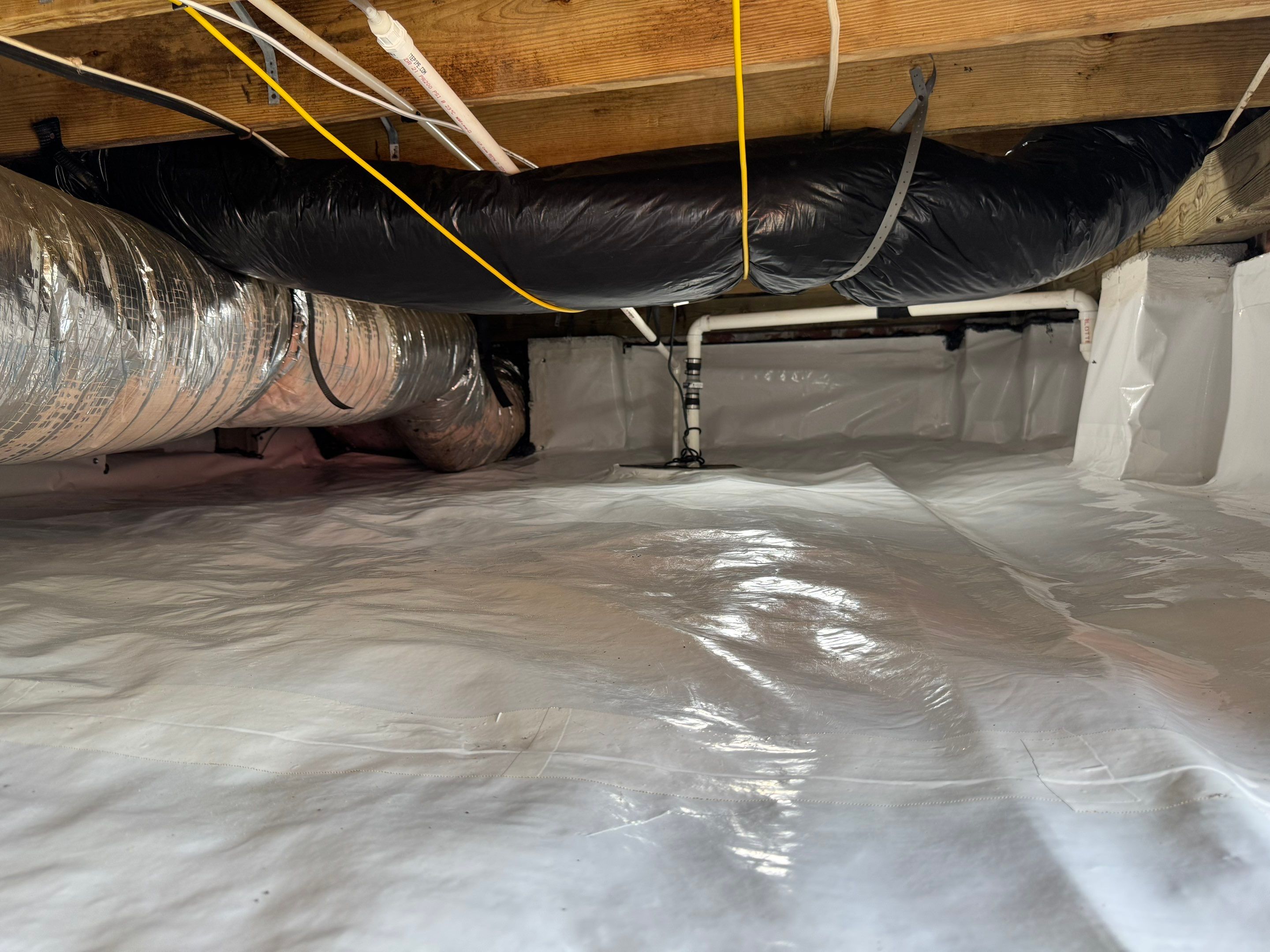 Project in Ivor by Patriot Crawl Space Repairs