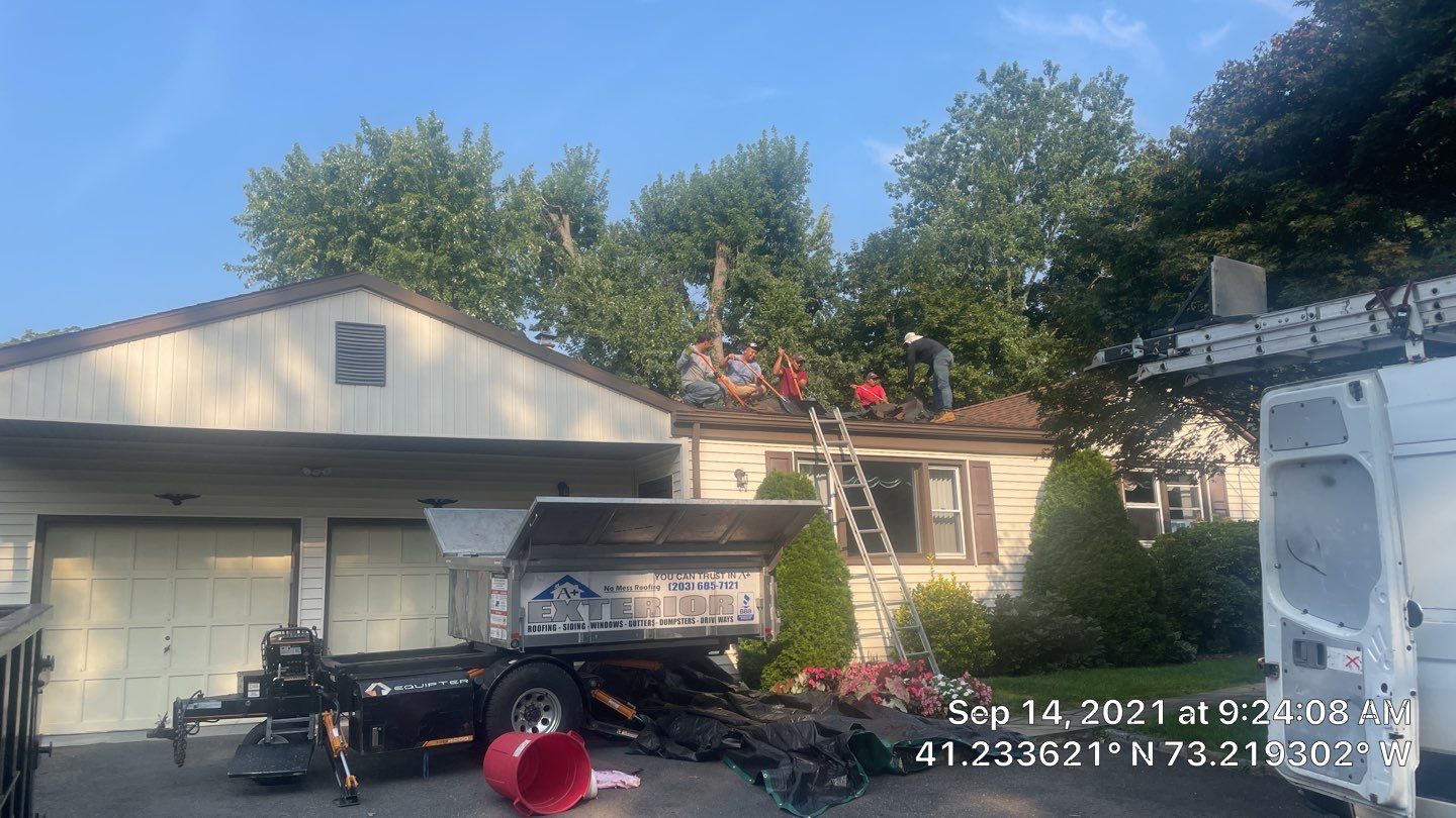 Residential Roofing Installation using Owens Corning Duration Brownwood by A Plus Exterior