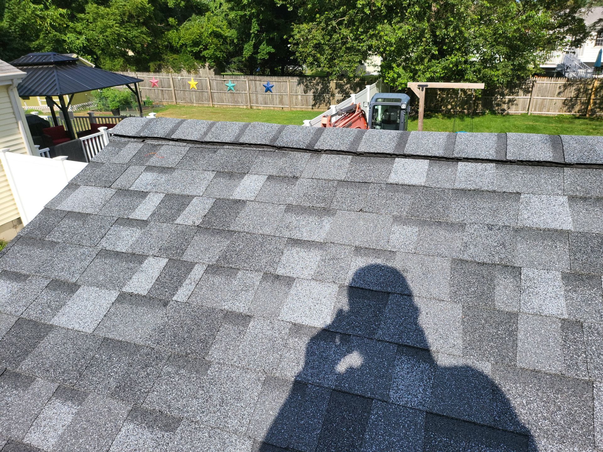 Residential Roofing Installation using Owens Corning TruDefinition Duration AR - Slatestone Gray by A Plus Exterior