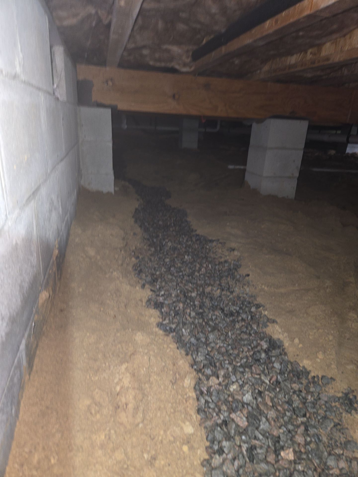 Project in Smithfield by Patriot Crawl Space Repairs
