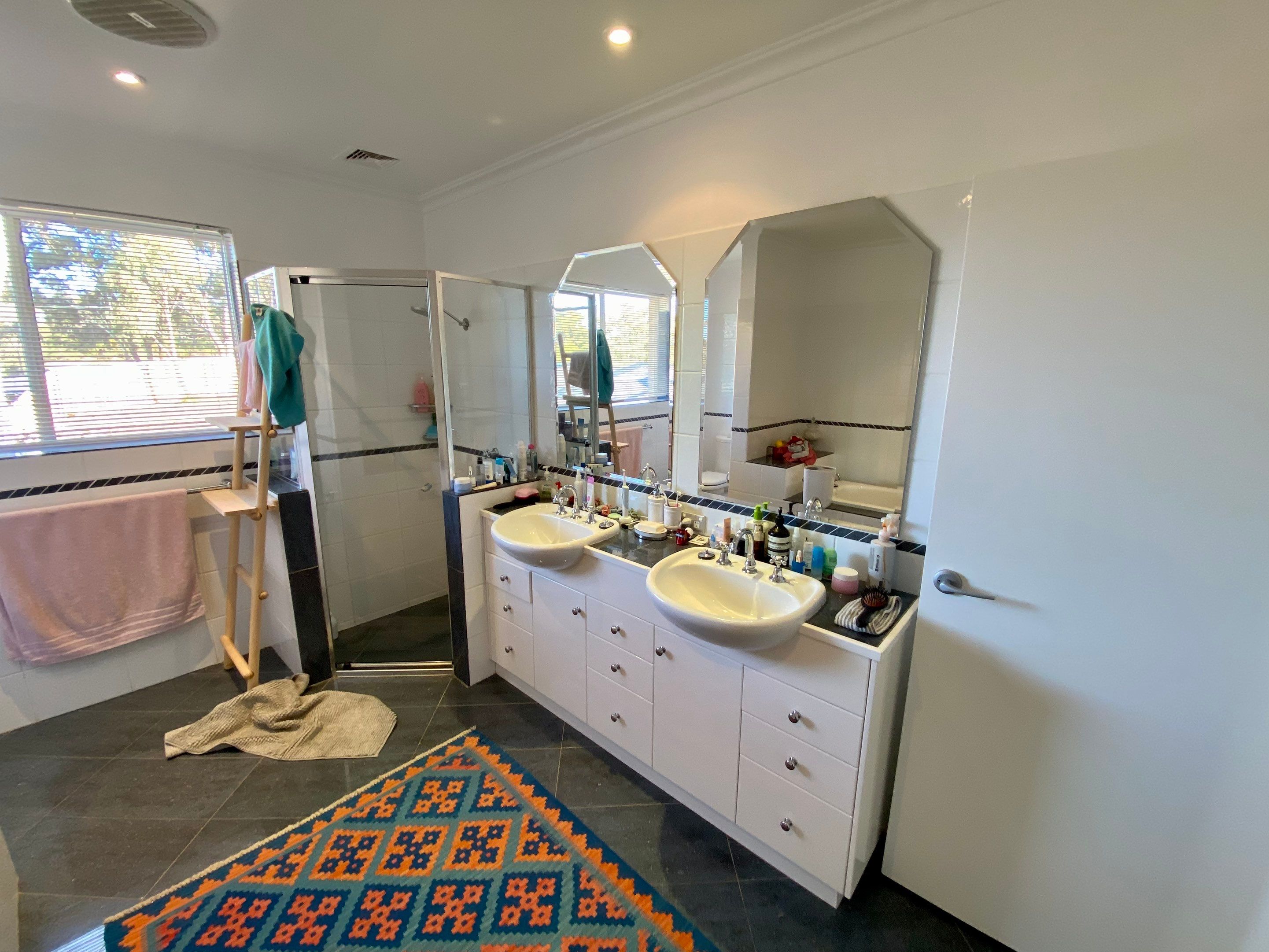 Bathroom Renovation using XROCK 36W White natural 300 x 600 by Re-seal Bathrooms
