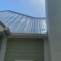 24ga 1" Nail-Strip Dove Gray by Total Roofing System The Metal Roof Experts