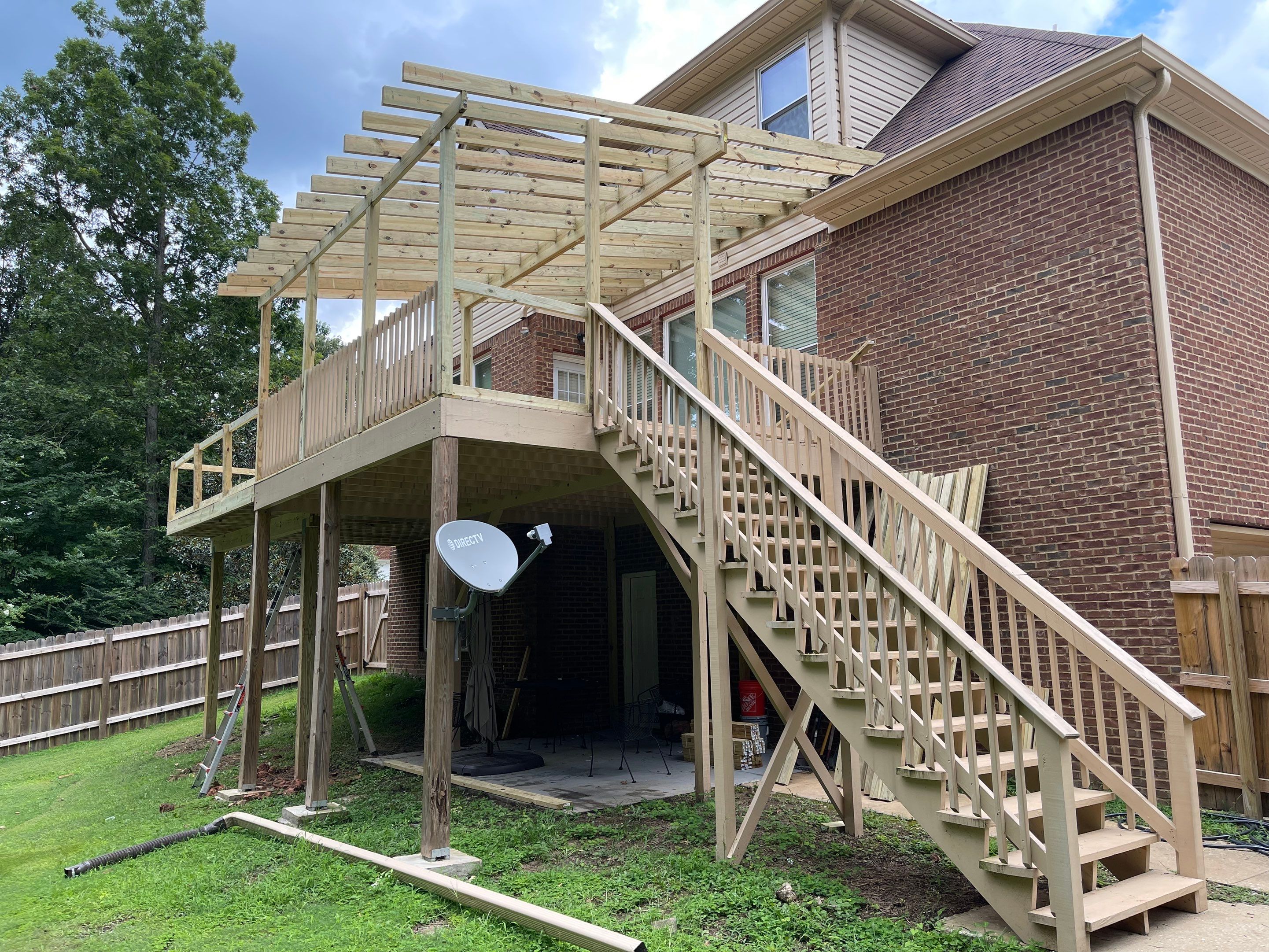 Aspen Lake - Covered Porch by Pillar and Pine