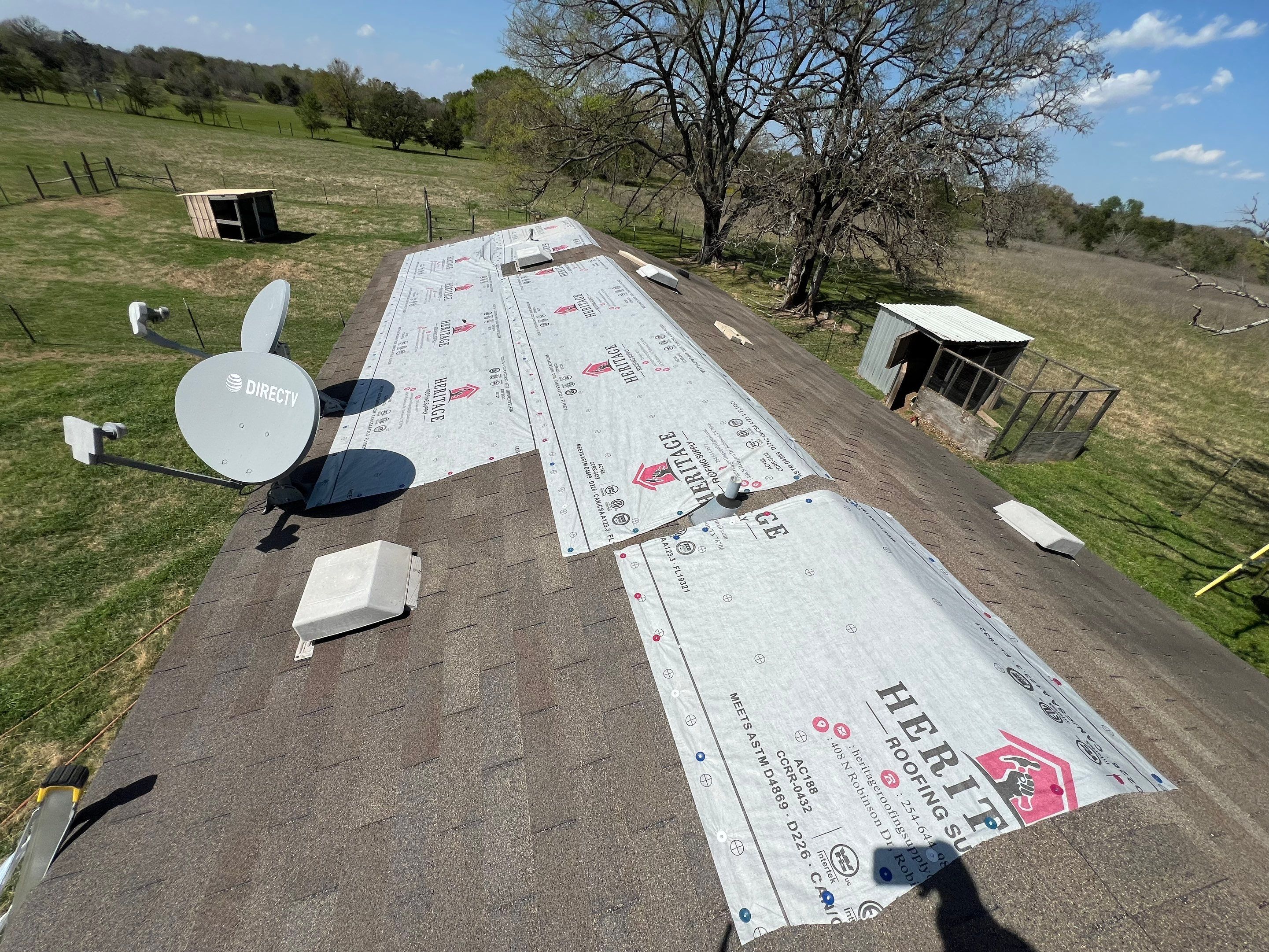 Residential Roofing Installation using IKO Dynasty Class 3 Impact Resistant 30YR Architectural Shingles. Color: Driftshake by WR Roofing Solutions