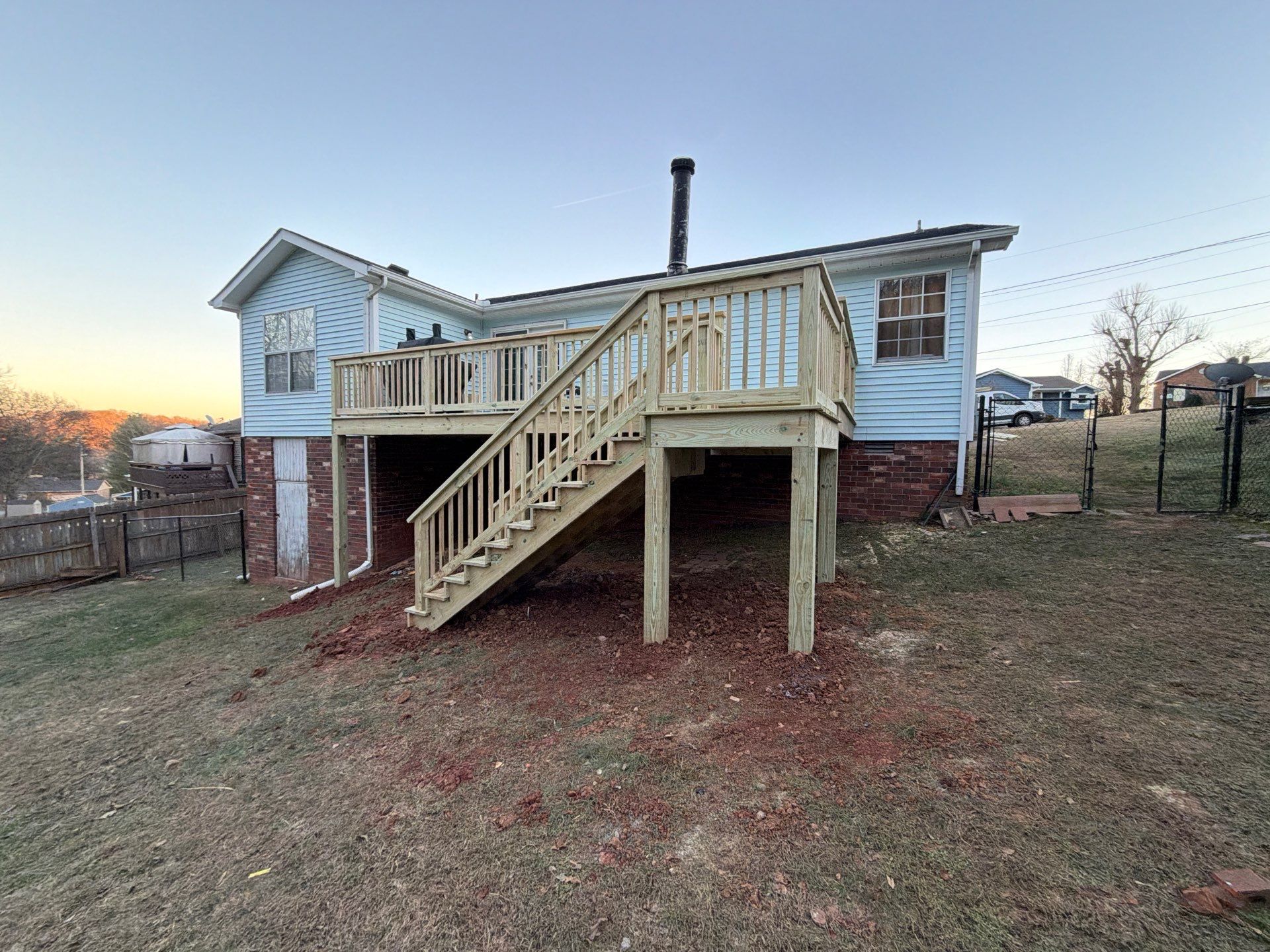 Deck Build in Nashville by Music City Improvements
