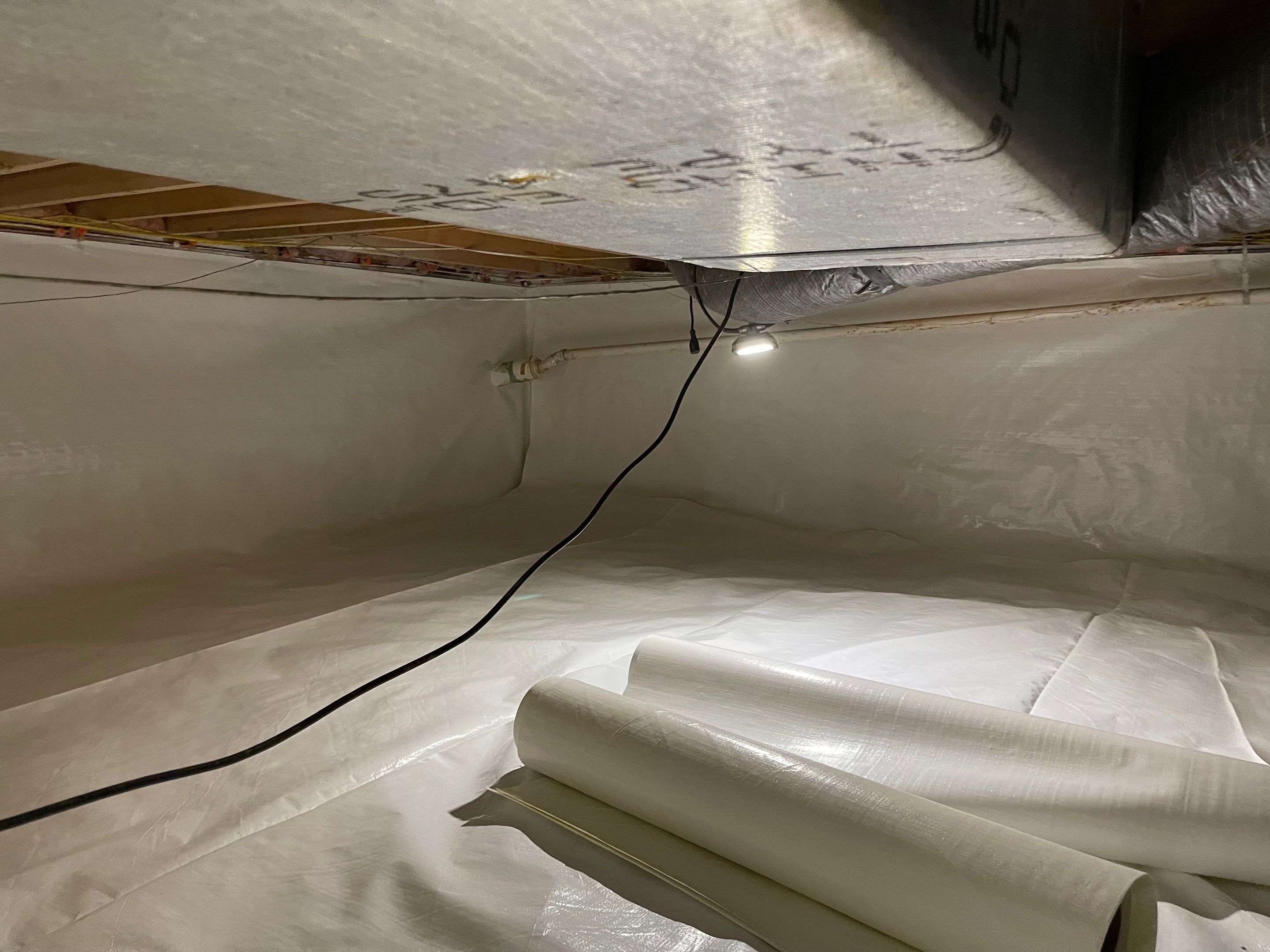 Crawl Space Waterproofing & Encapsulation using GrateProducts by Toledo Basement Repair