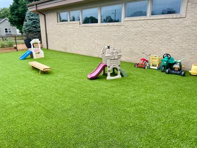 Playground Grass in Akron, IN