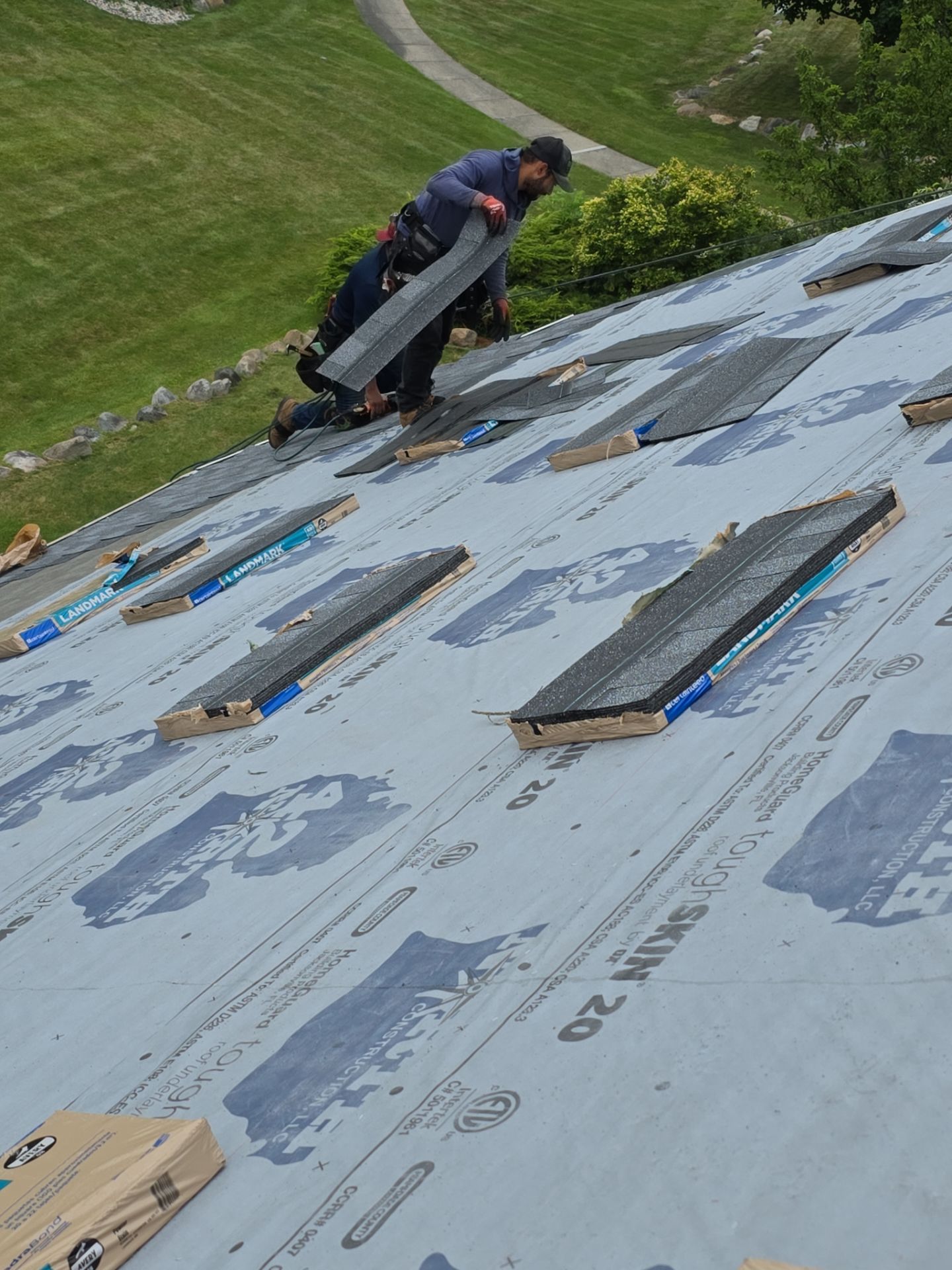 BIG Roof completed! by 42 North Construction, LLC.