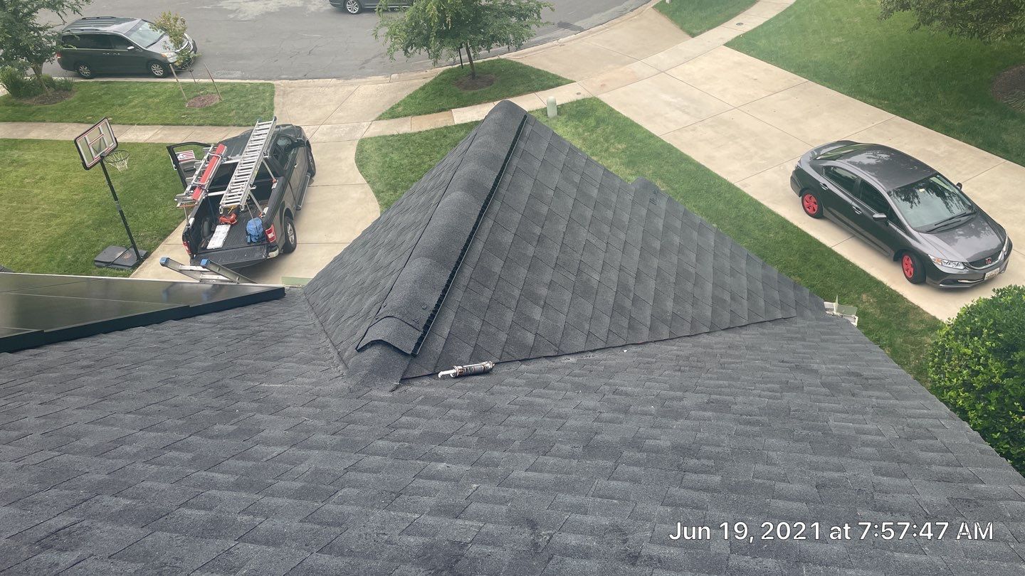 Exterior Home Makeover using GAF Timberline HDZ, GAF Decotech, and James Hardie Siding by American Home Contractors
