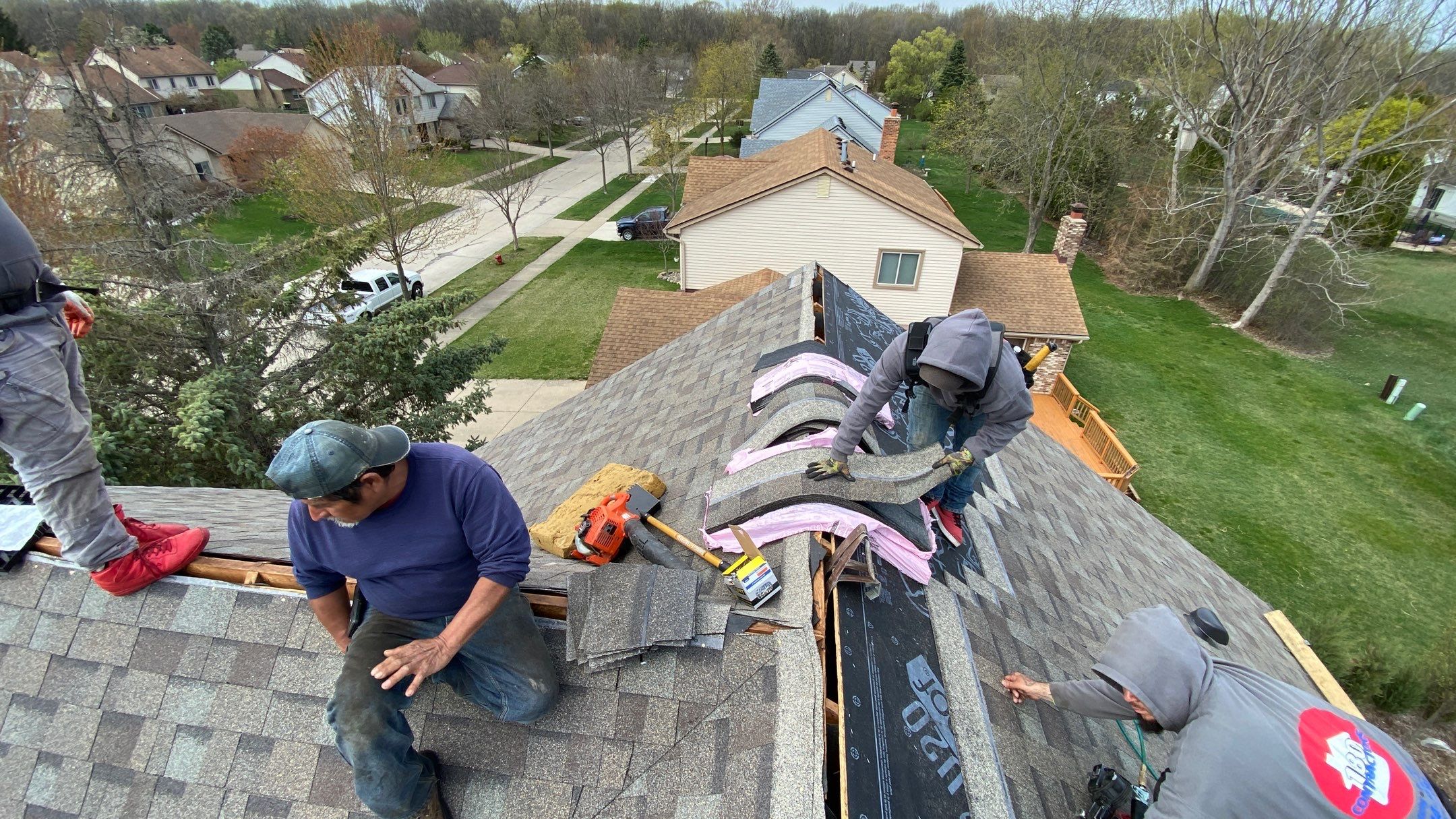 Roof Replacement using CertainTeed Landmark by 180 Contractors