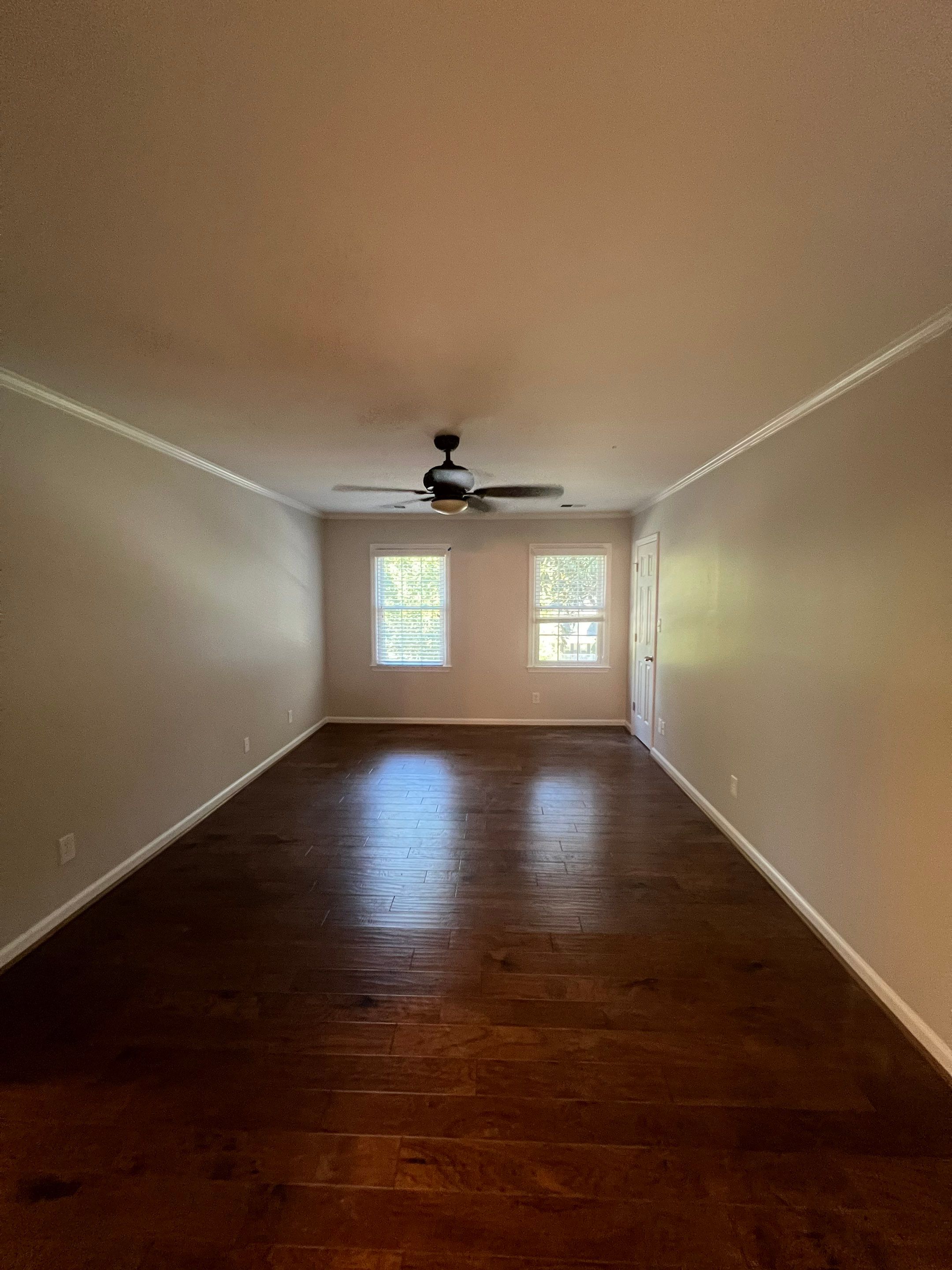 Dark Hardwood Floor Installation and Interior Painting in Marietta by Swift Home Renovations