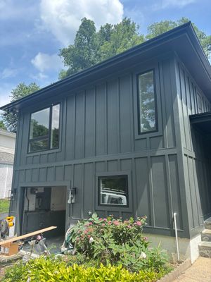 James Hardie Charcoal Board & Batten in Greenwich, CT