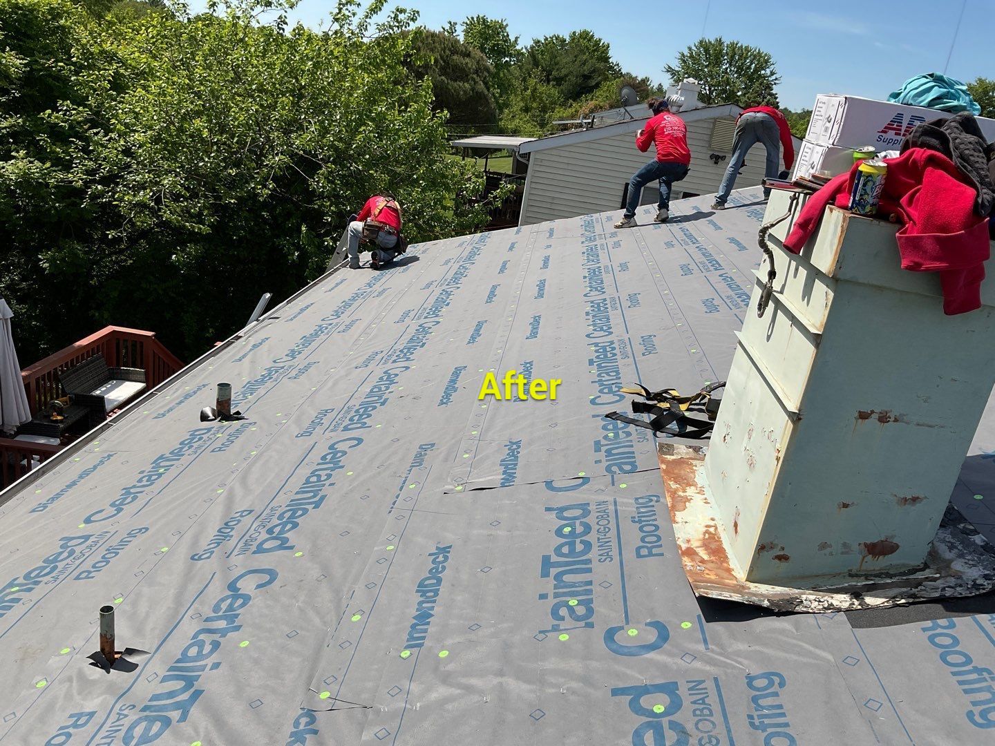 Residential Roofing Installation using CertainTeed Shingles by Alpha Design Services