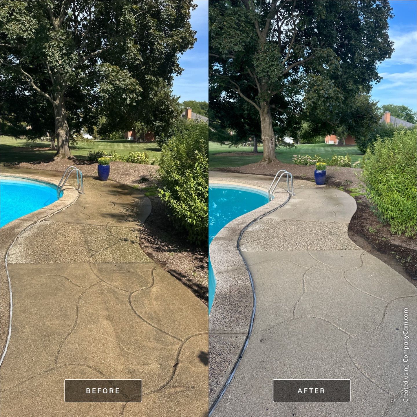 Project in Long Grove by Simmons Power & Soft Washing