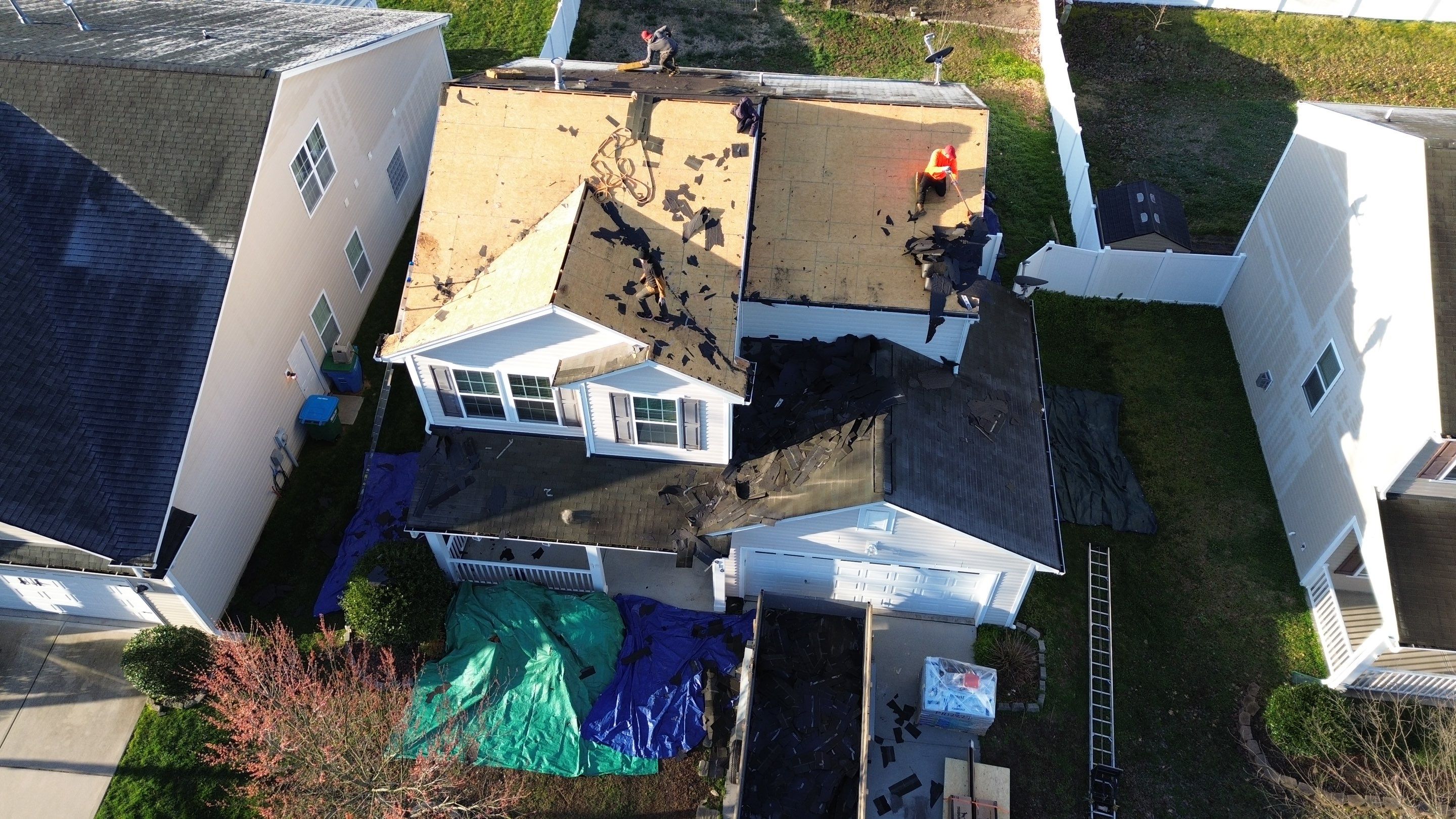 Roof replacement by hail damage by Just Brilliant Restoration JBR