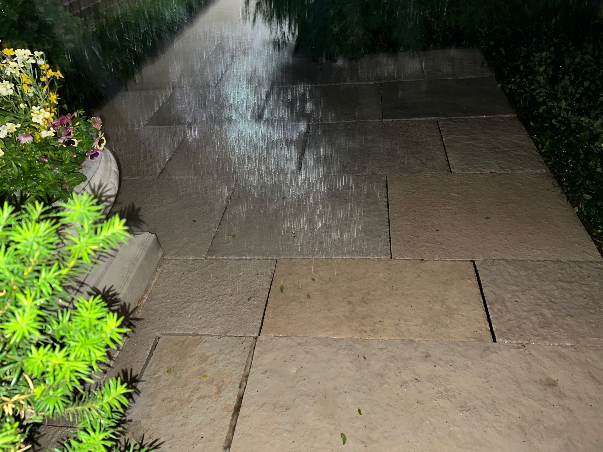 Brick paver clean, sand and seal.  using Algaecide, soft wash soap by Northern Power Washing LLC.