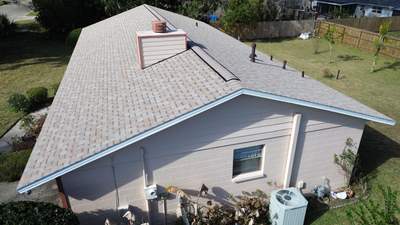 Amber Shingles in Gainesville Reroof