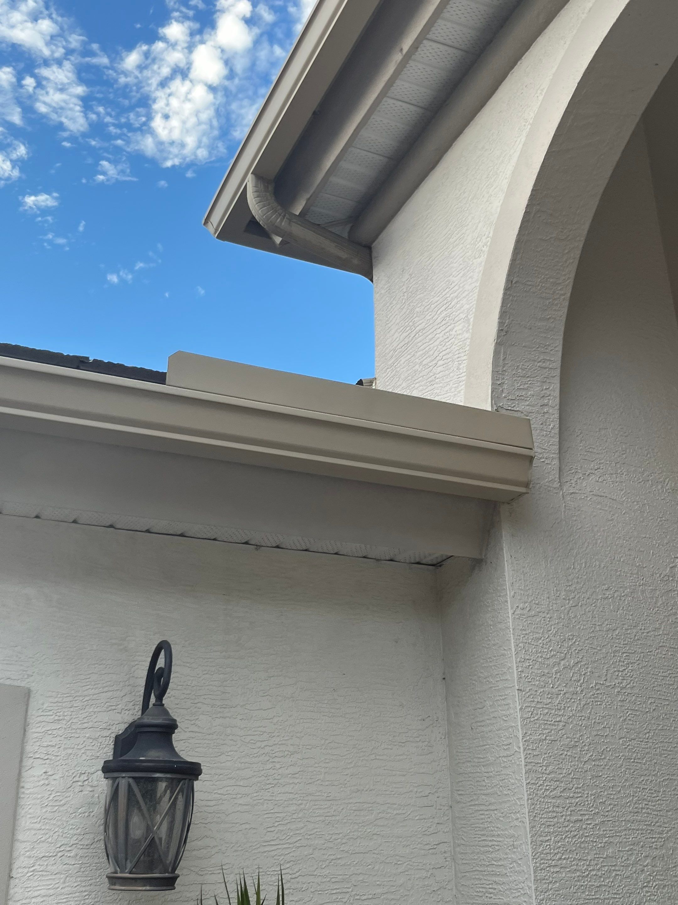 6-inch K-style Gutters with New Splash Guard in Bonita Spring FL by Gutter Professors