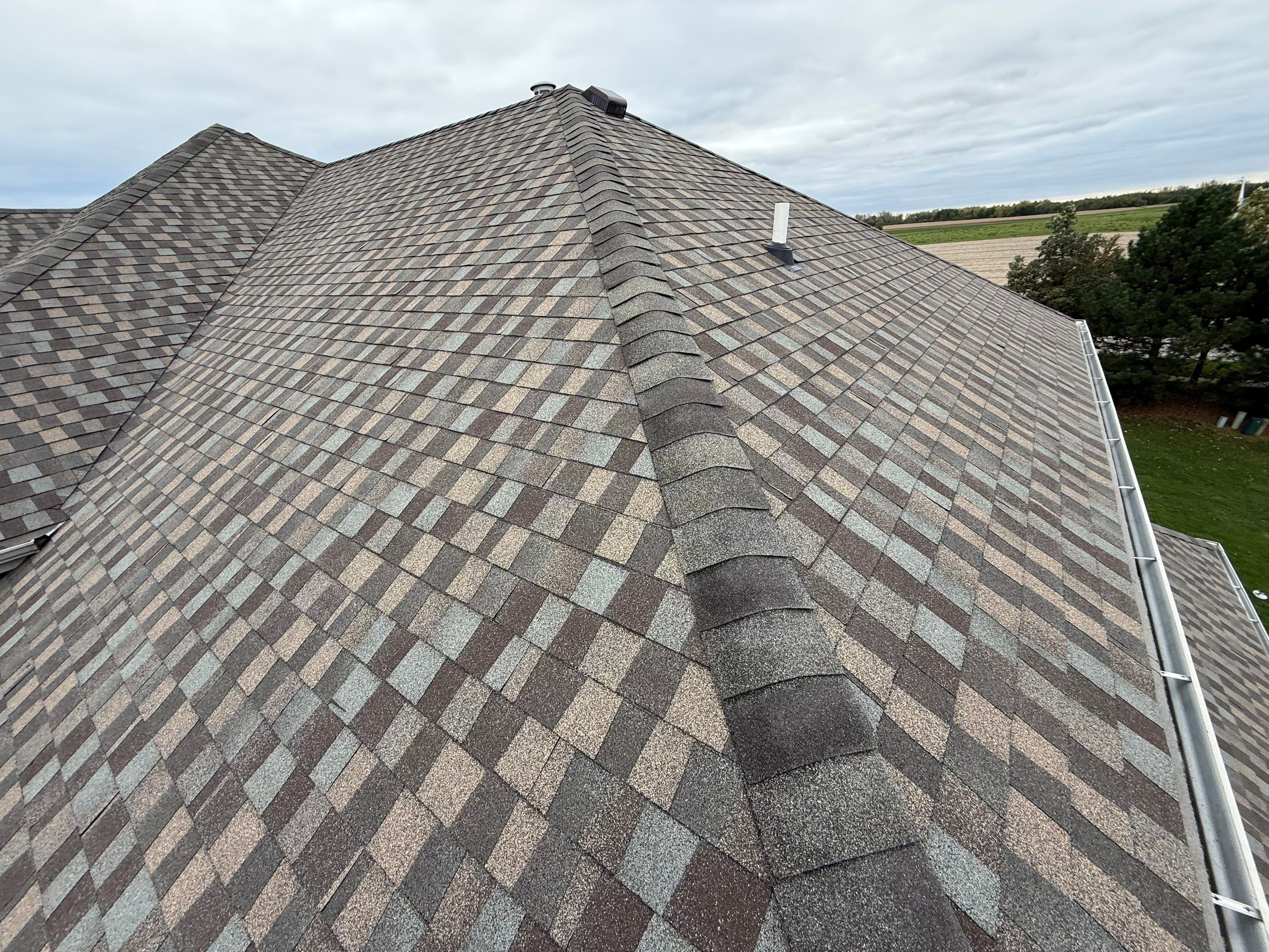GAF Cedar Falls Roof and Velux windows by Optimal Home Improvement 