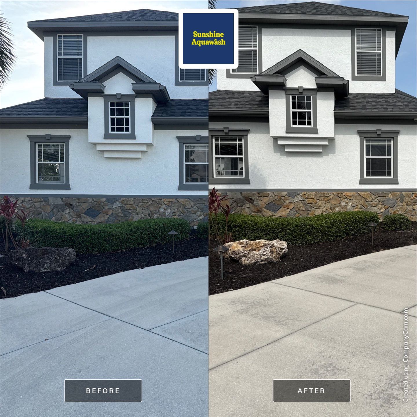 Comprehensive Exterior Cleaning for 2-Story Home in Foxbrook Community – Parrish, FL by Sunshine AquaWash