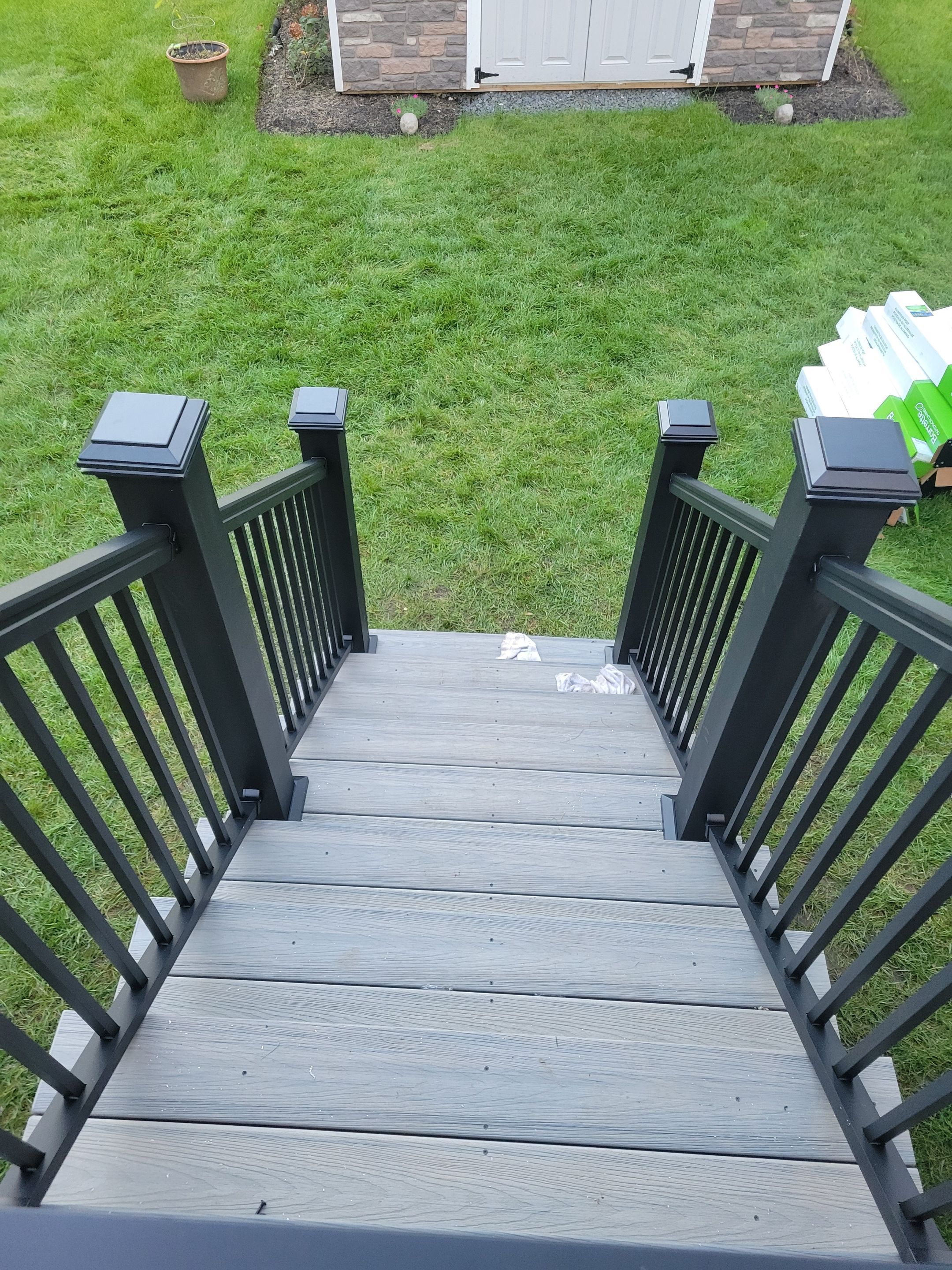 New Deck using Deckorators Venture - Color Saltwater by deck guardian