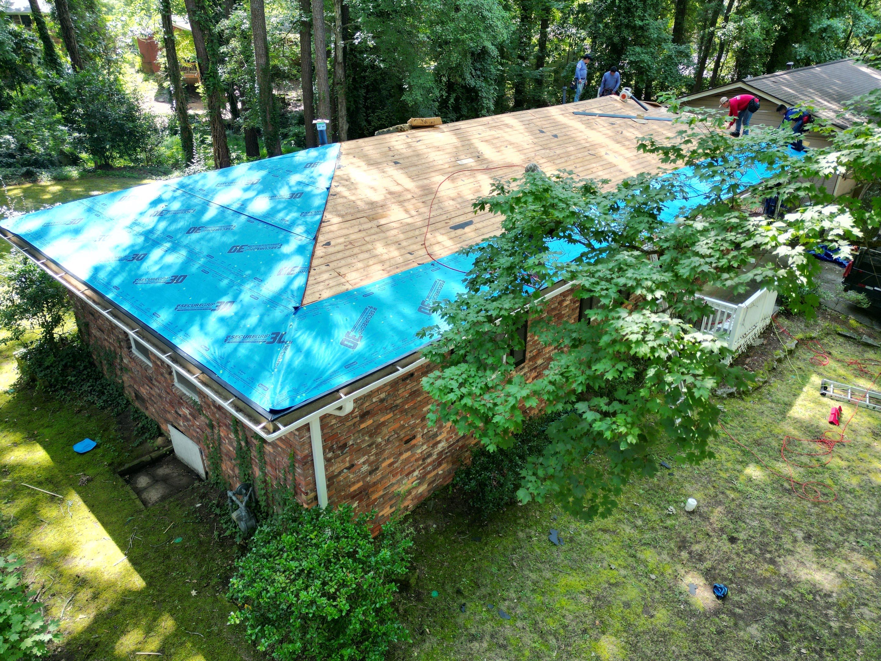 Roof replacement by Deerfield Roofing LLC