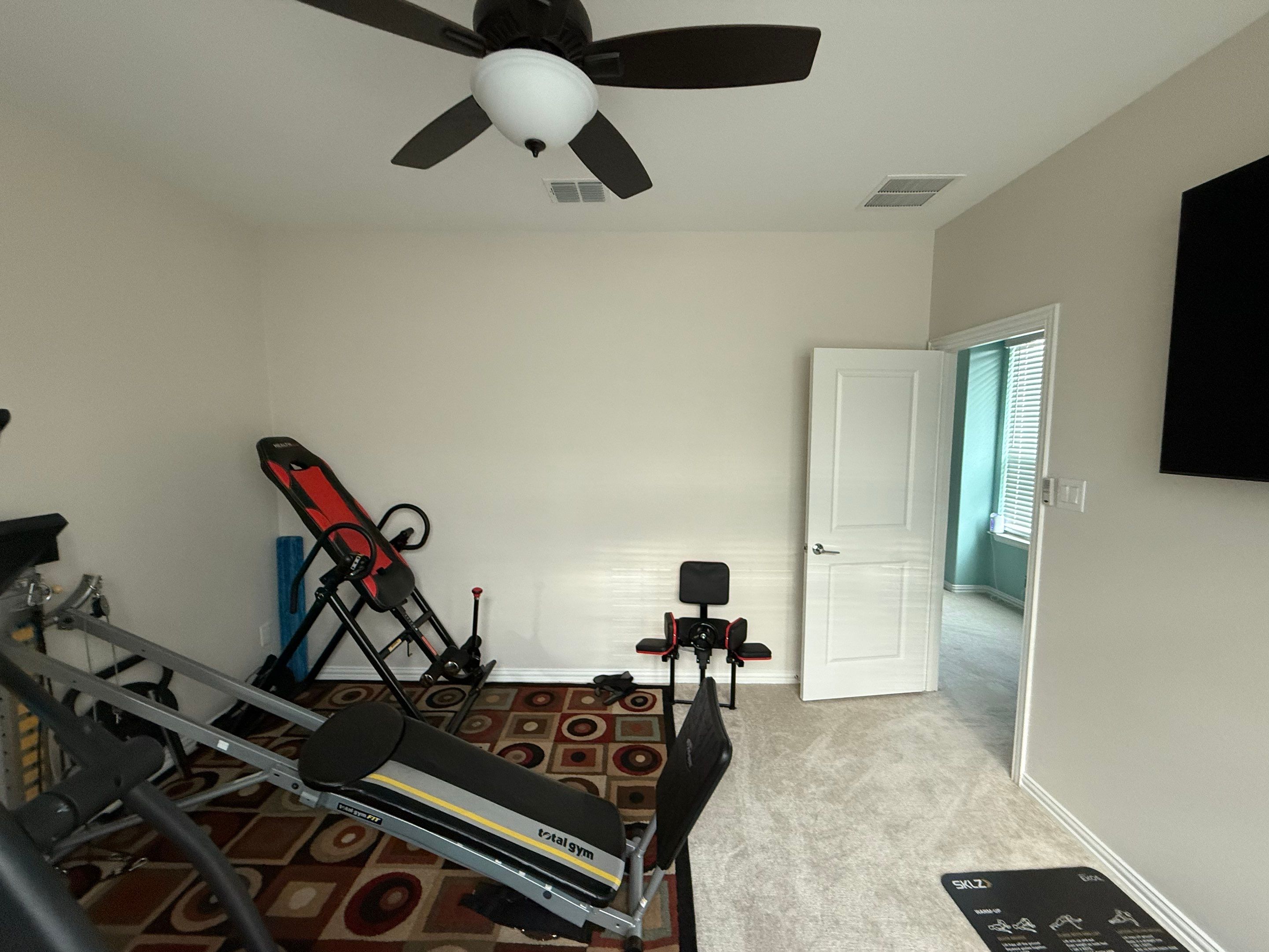 Carpet replacement with Tile and Red Oak Stairs by EL-GC LLC 