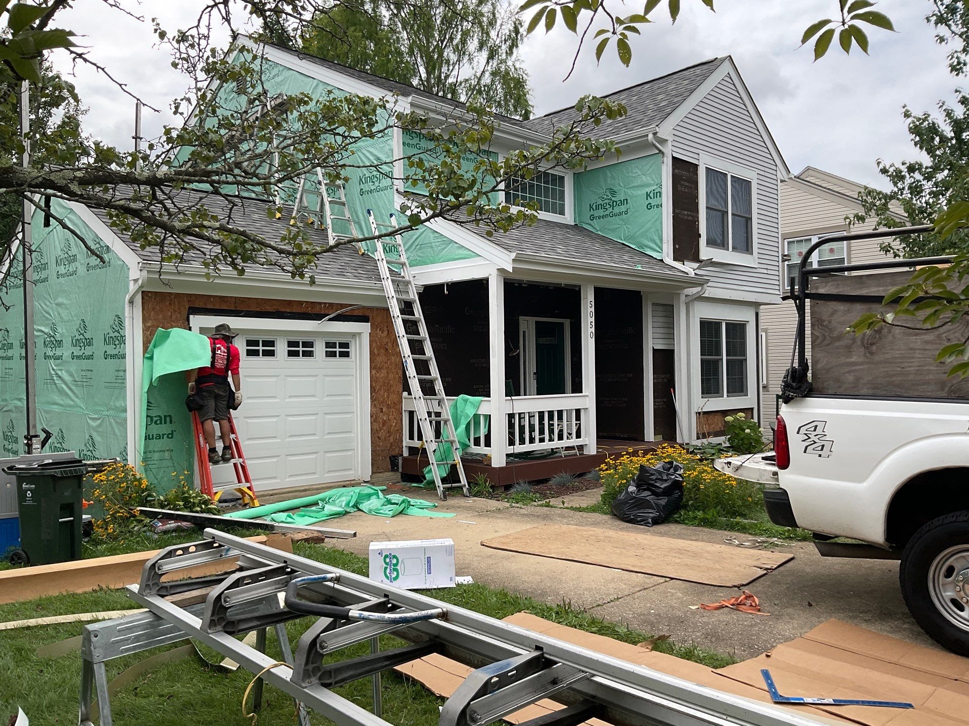 New Prodigy siding with One-piece insulated siding system & Exterior painting   by Alpha Design Services