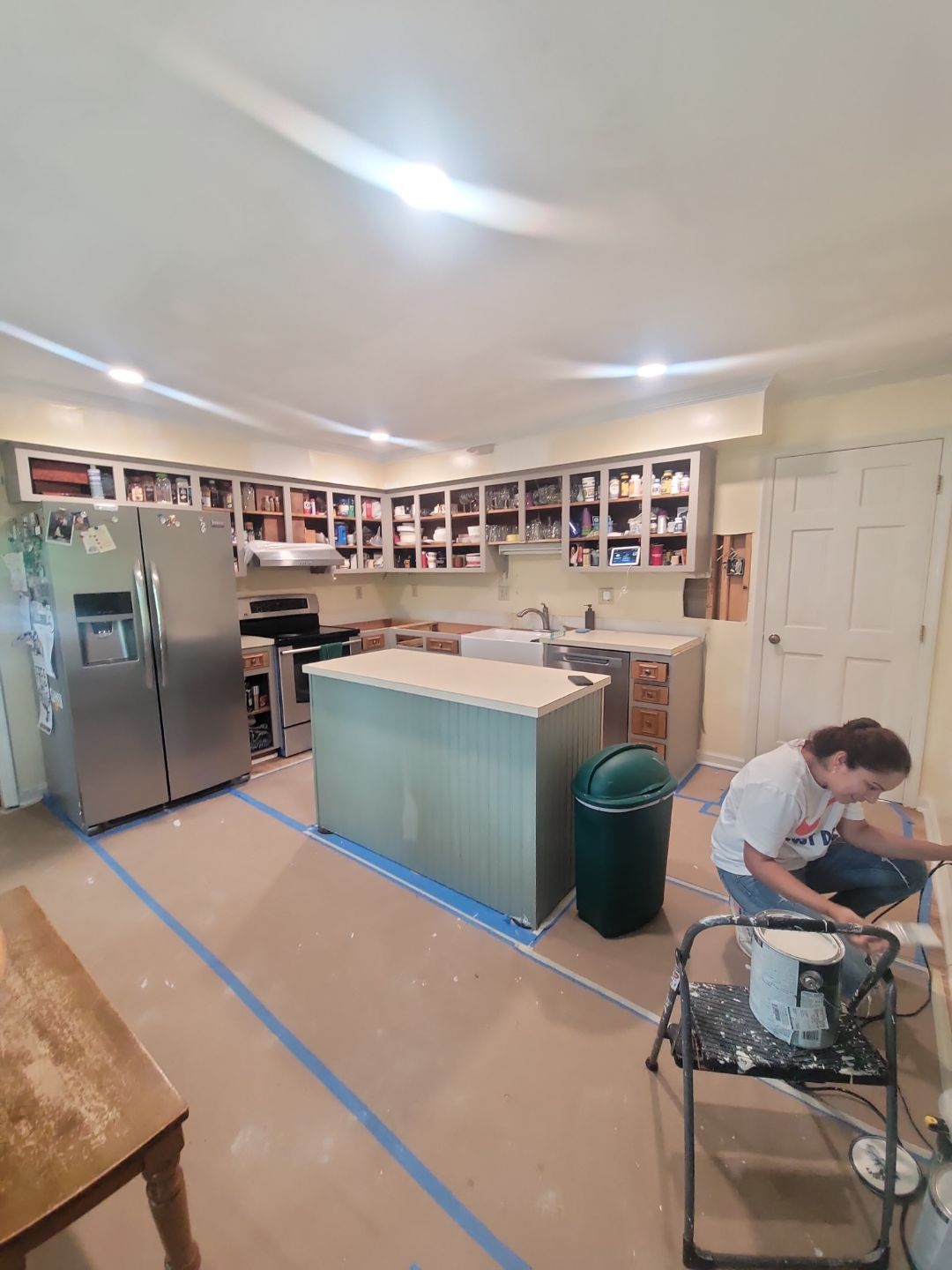 A Pathway to Personality – A Two-Tone Kitchen Transformation in Apex by Elite Remodeling and Design LLC