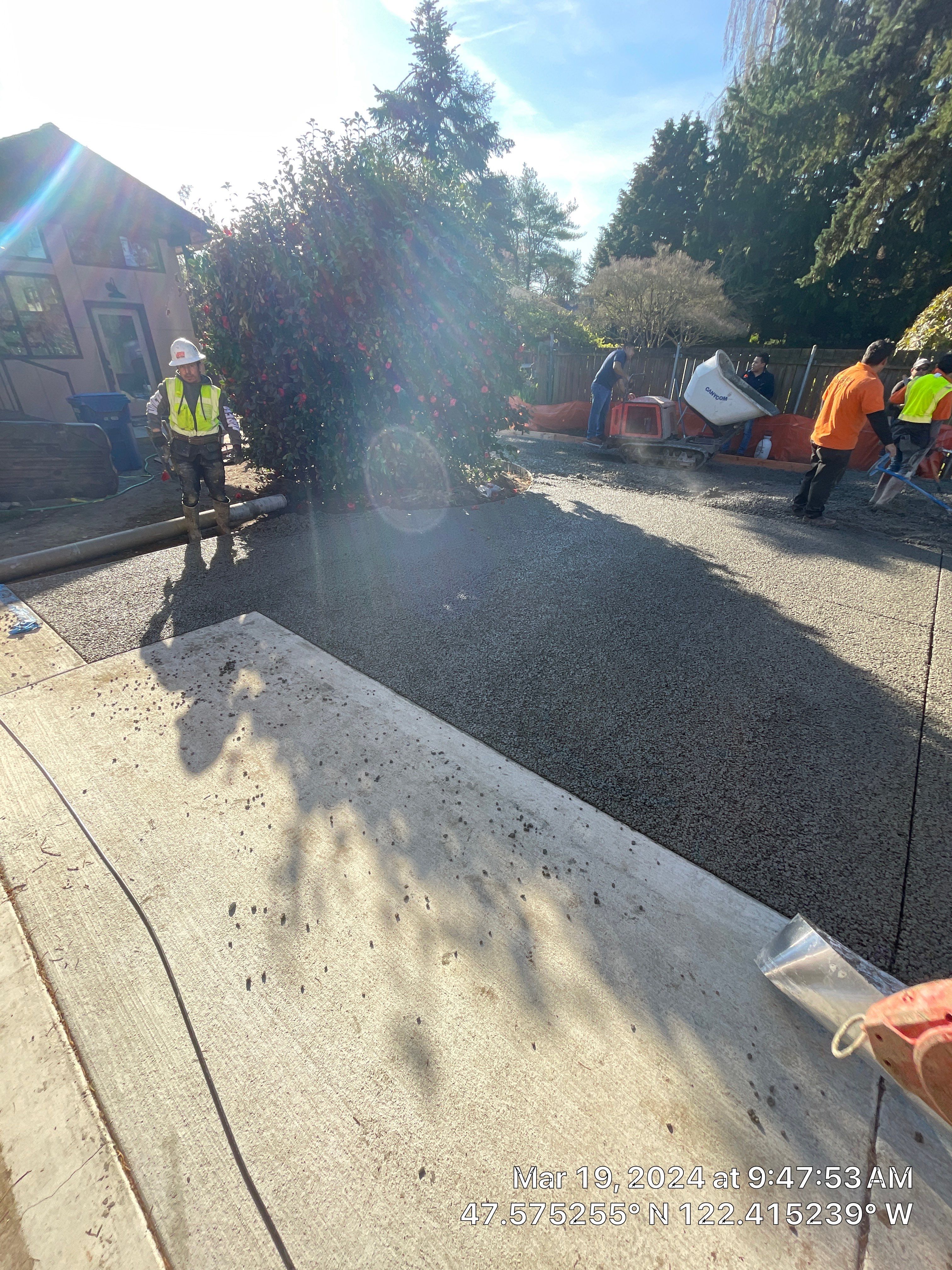 Ron | Pervious Concrete Driveway  by Jireh Asphalt & Concrete Inc 