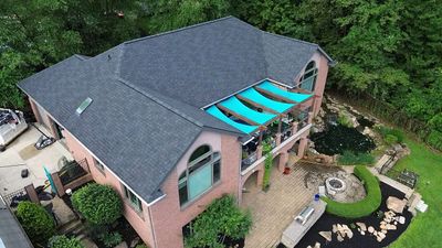 Atlas Pinnacle, Color, Black Shadow, Drip Edge, Color, Royal Brown