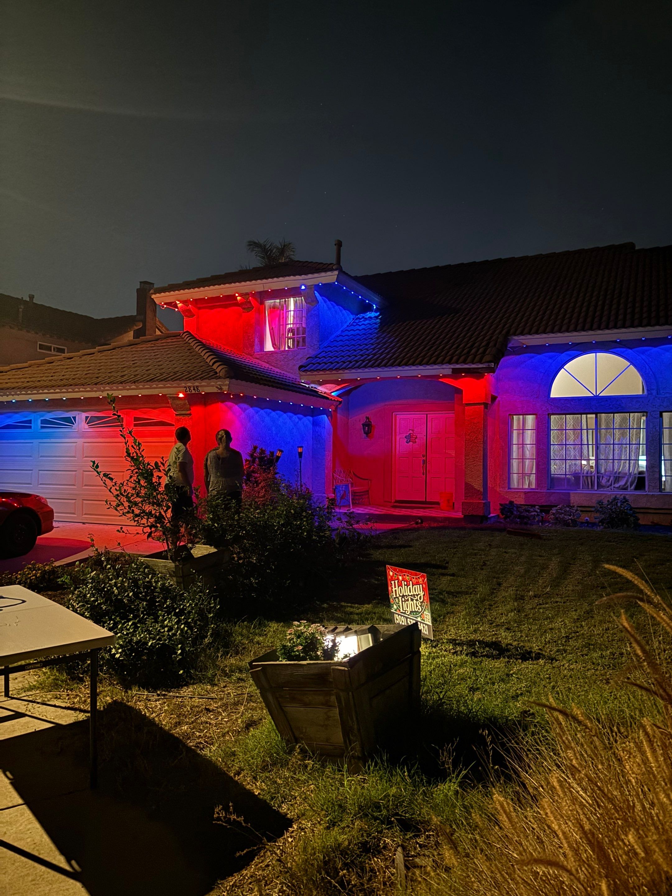 Permanent LED Light Installation by Pirate Pete’s Power Washing