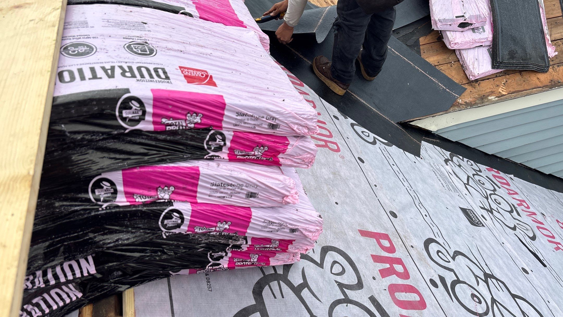 Roof Replacement using Owens Corning Slatestone Gray by 180 Contractors