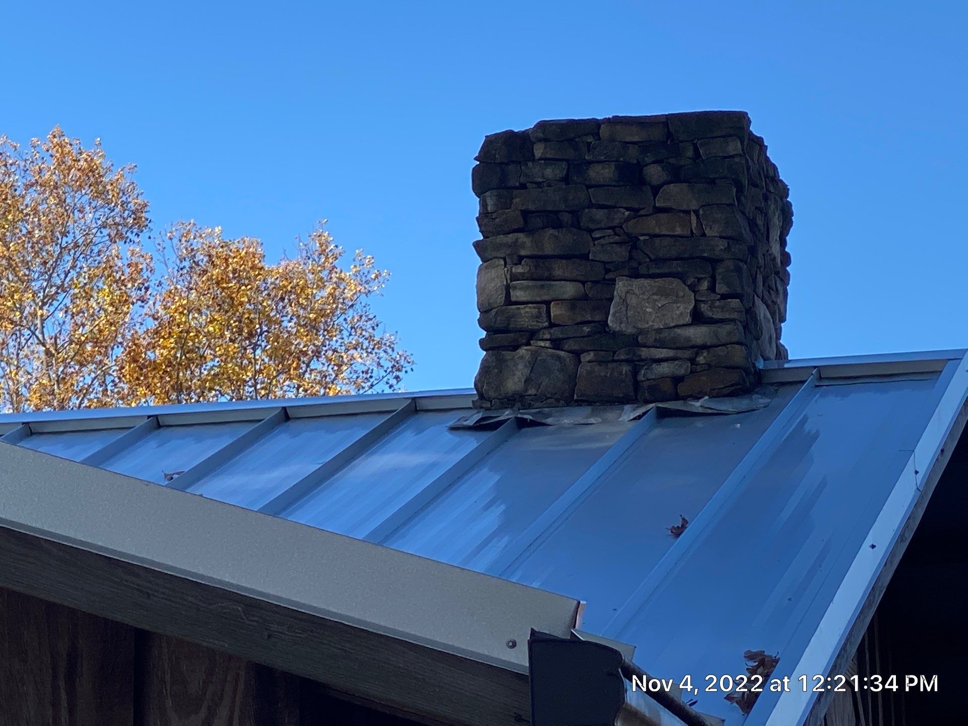 Beautiful Standing Seam Metal Roof by Just In Time Roofing and Restoration