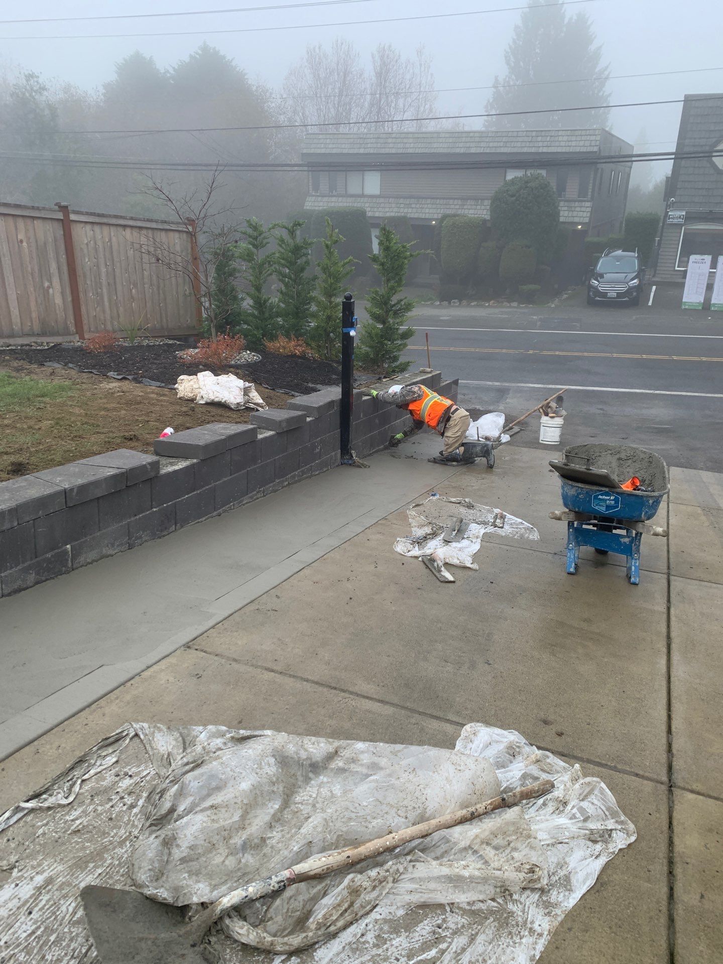 Retaining Wall & Concrete Patch Repair | Everett  by Jireh Asphalt & Concrete Inc 