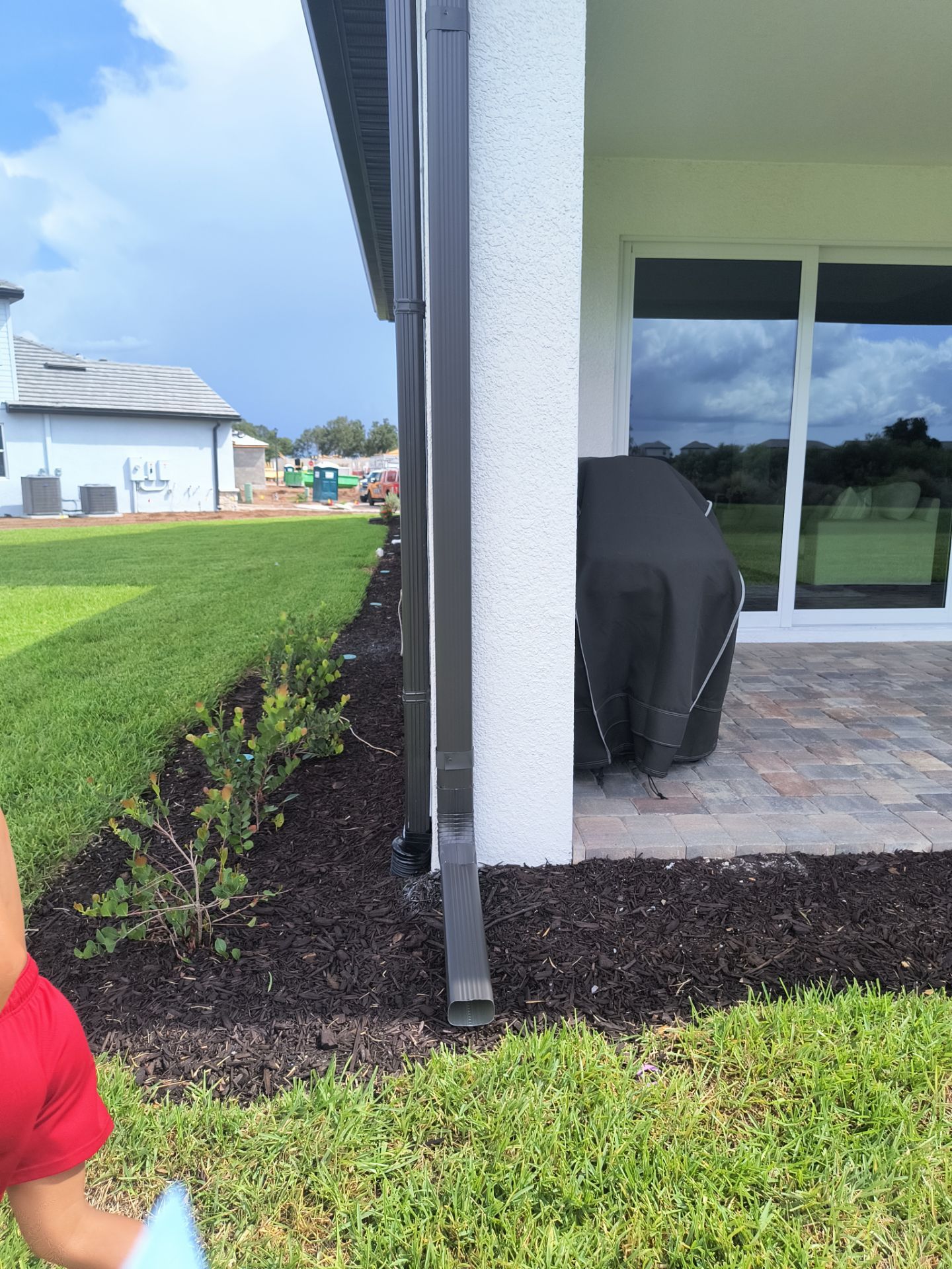 Dark Bronze Gutter Installation in Bradenton FL by Gutter Professors