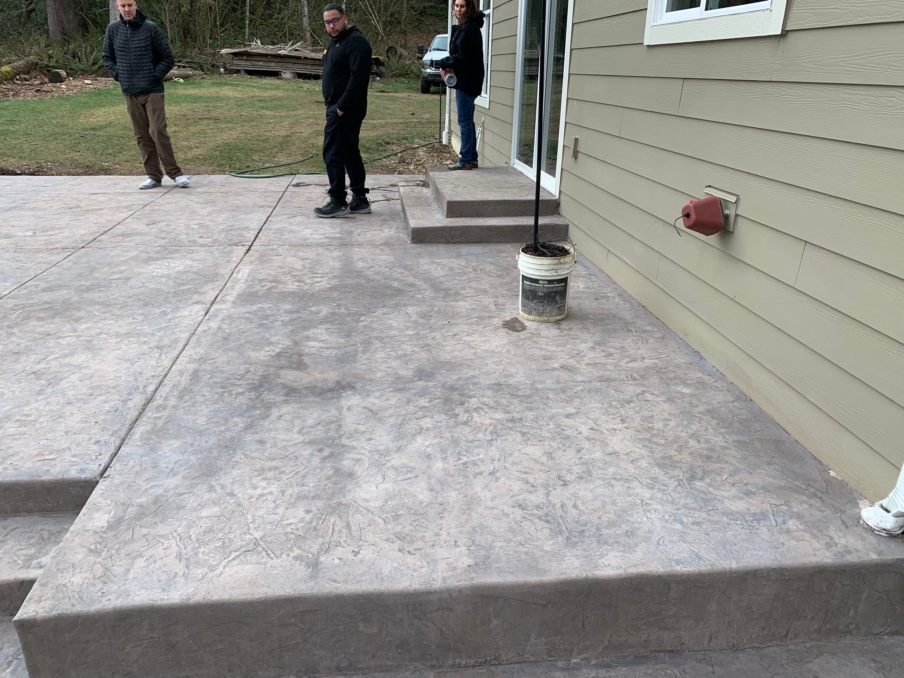 Mandy | Stamped Concrete Patio & Driveway by Jireh Asphalt & Concrete Inc 