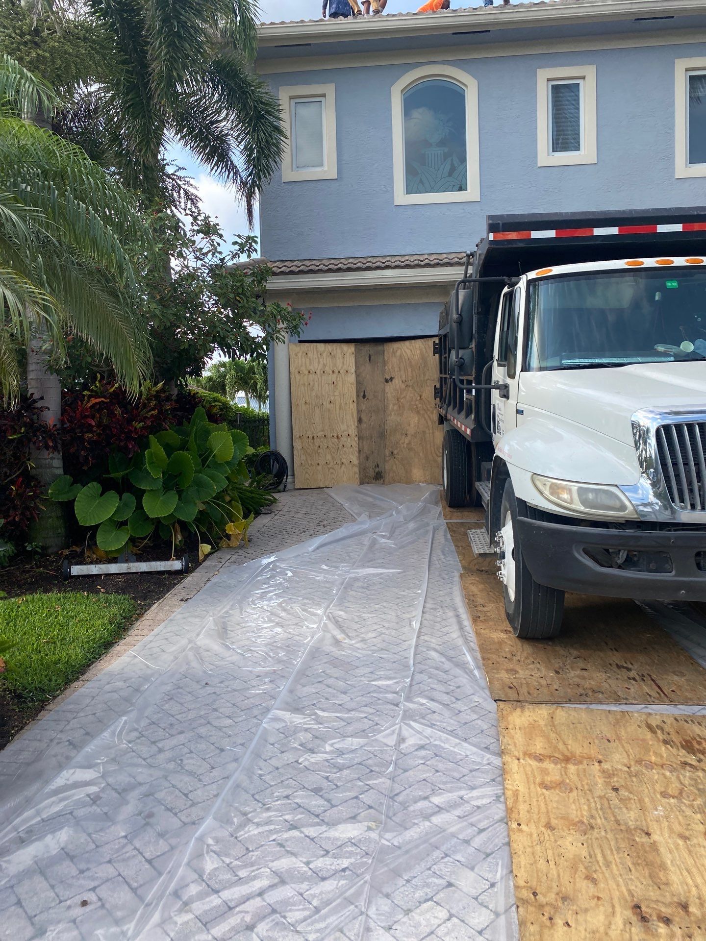 Residential Roofing Installation using 1" Nail strip metal roof by BLUES BROTHERS ROOFING