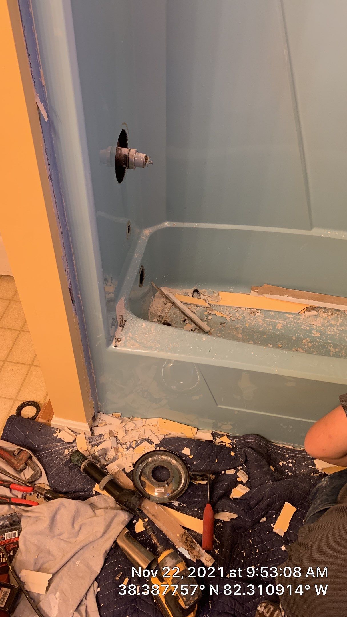 Tub to Shower Conversion using BCI Acrylic Shower System by Secure Construction Company Inc