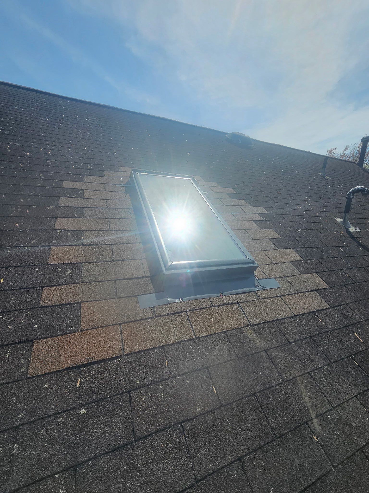 Skylight replacement without full roof replacement by Window Depot of Annapolis