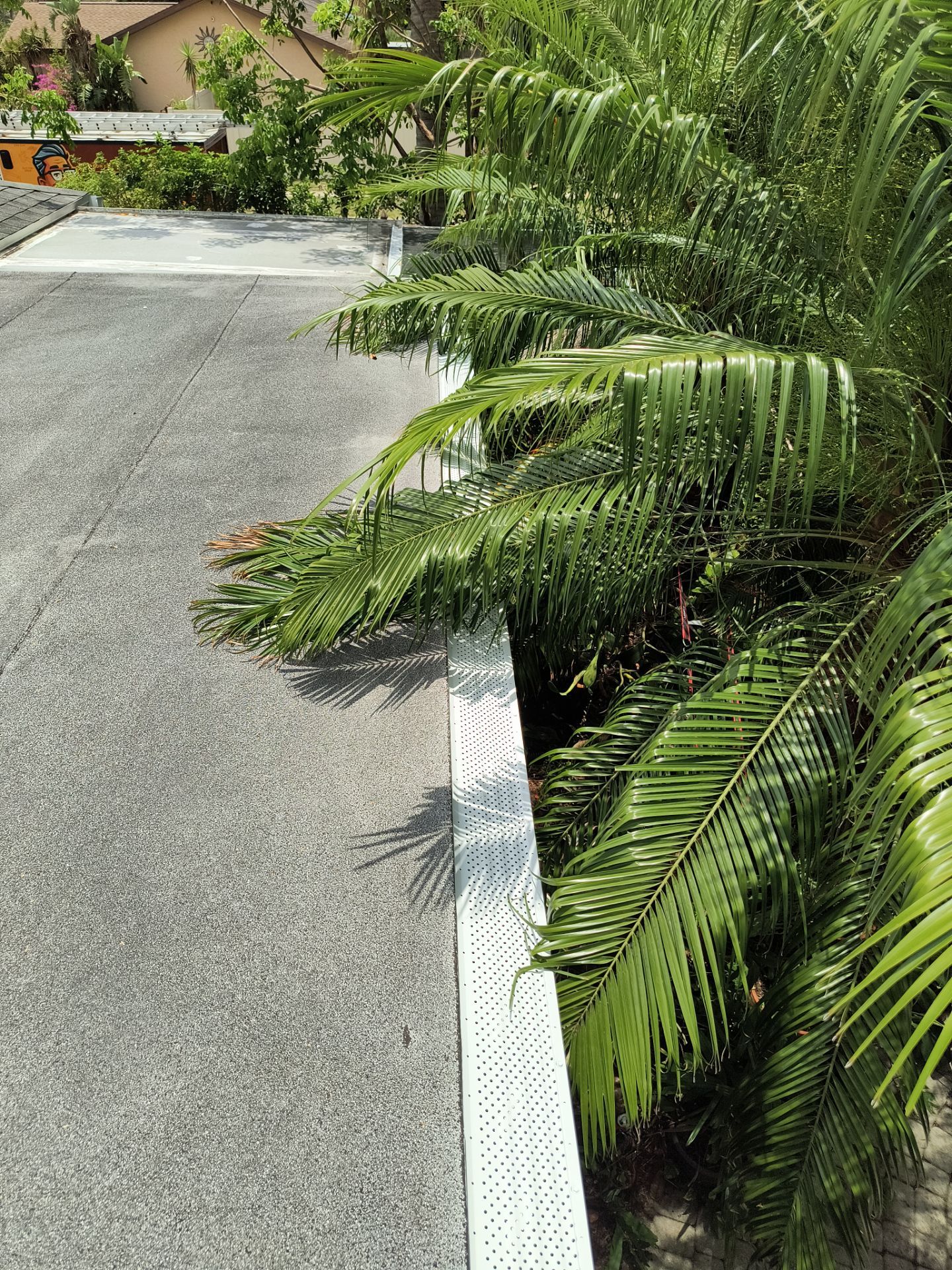 White 6-Inch Seamless Gutters in Sarasota FL by Gutter Professors