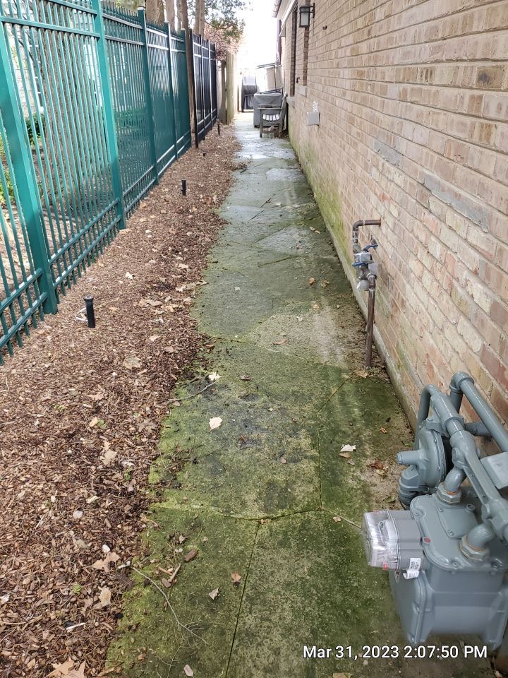 Evanston, IL stone patio cleaning by Northern Power Washing LLC.