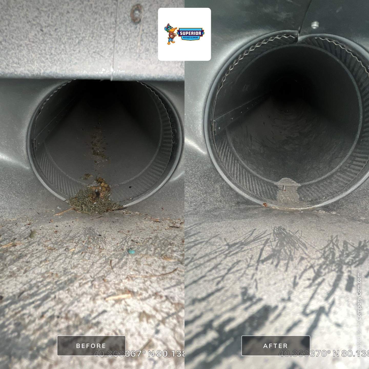 Air Duct Cleaning With a Vacuum Truck in McDonald, PA by Superior Air Duct Cleaning