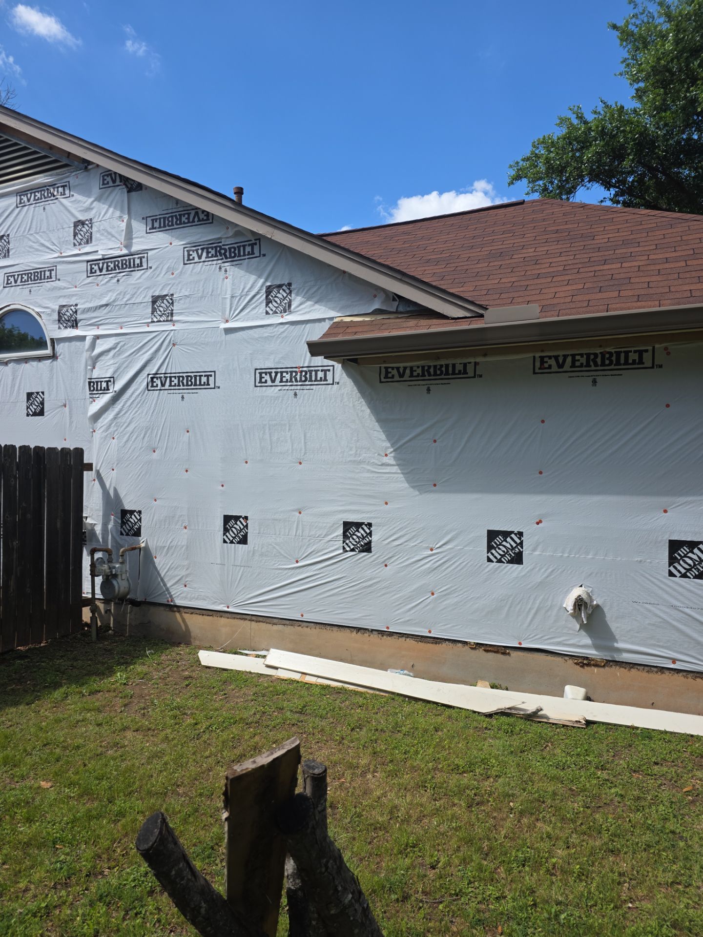 Siding project in Cedar Park, TX by REPS Austin Area Roofer