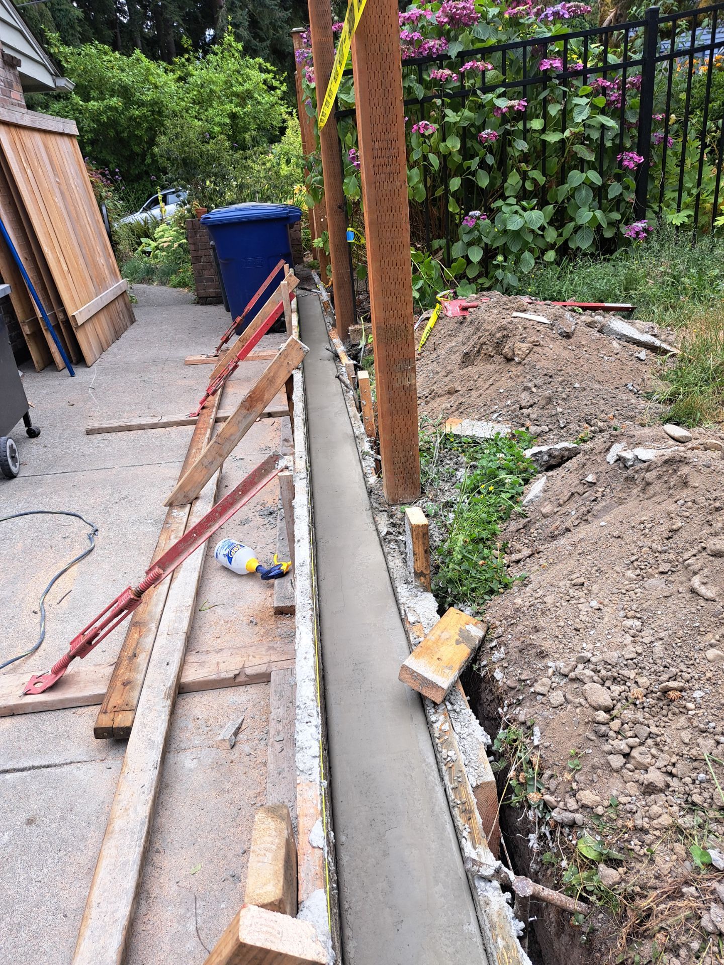 Front Driveway & Stairs Concrete Renovation | Kenmore  by Jireh Asphalt & Concrete Inc 