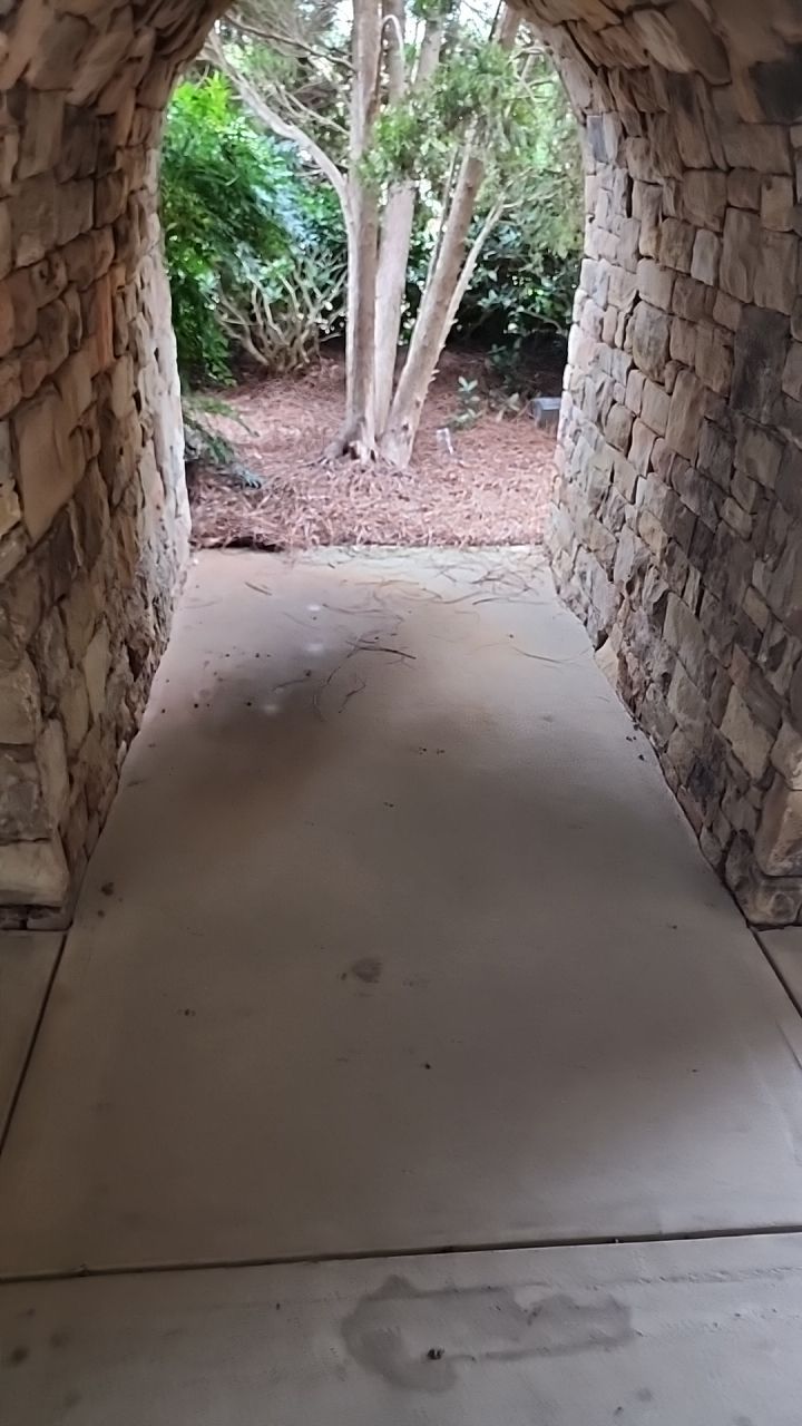 concrete Clean using cleaner by G&H Home Tech Pros LLC