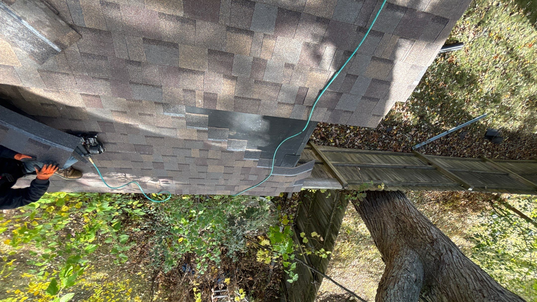 Roof Replacement using Owens Corning Teak by 180 Contractors