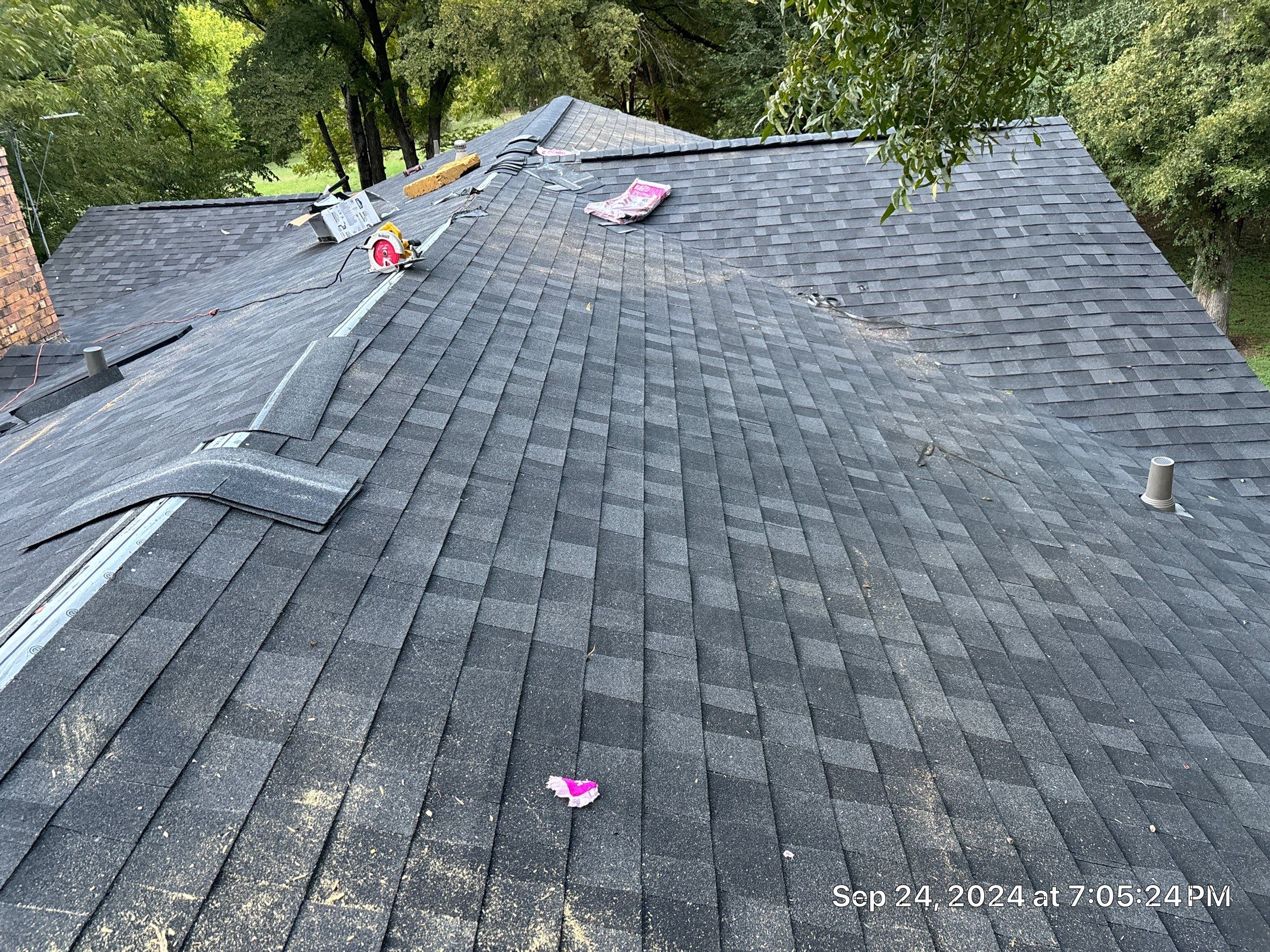 Reroof After Hail Storm by Berry Good Roofing 