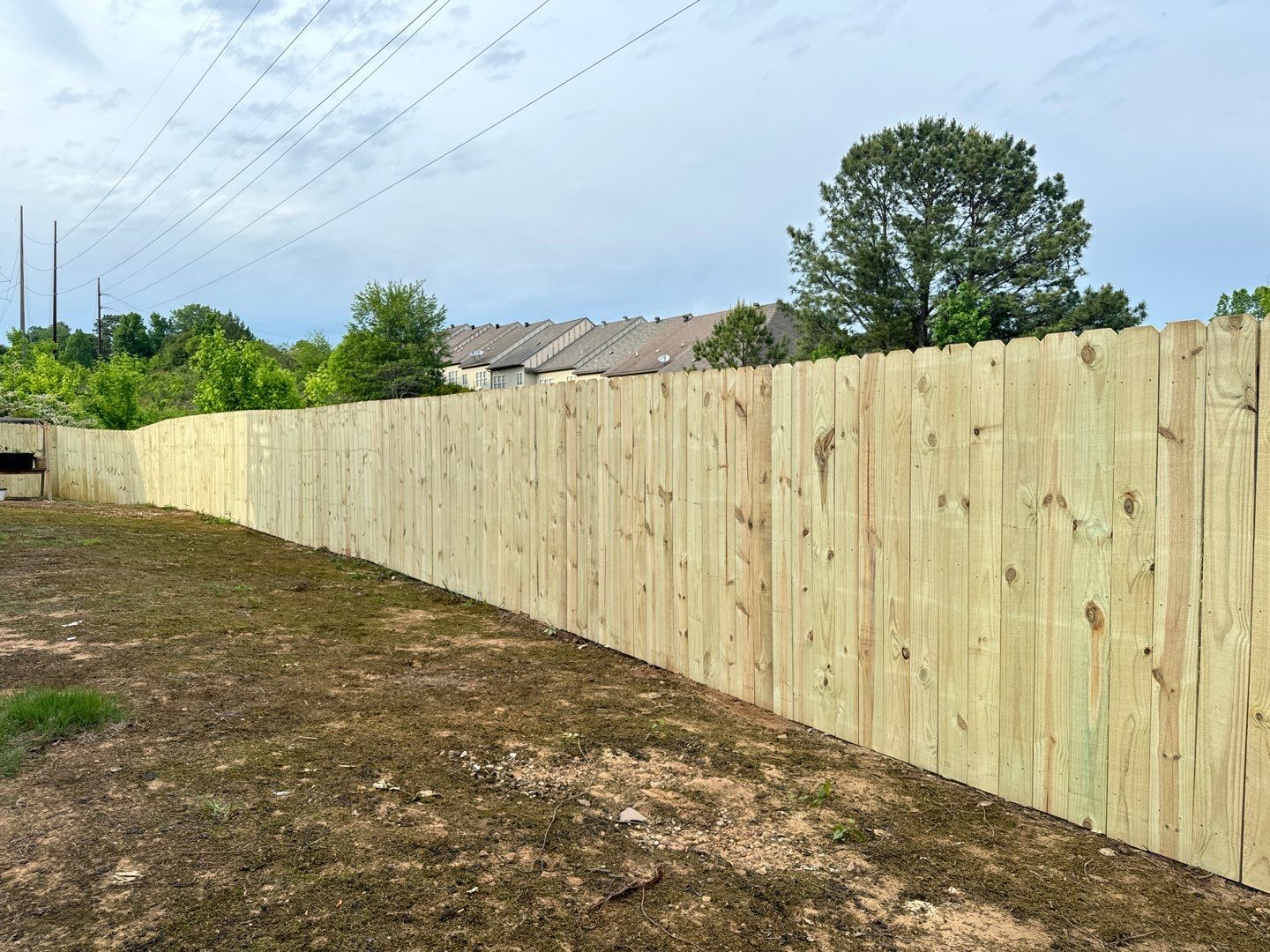 Lake Crest - Fence by Pillar and Pine