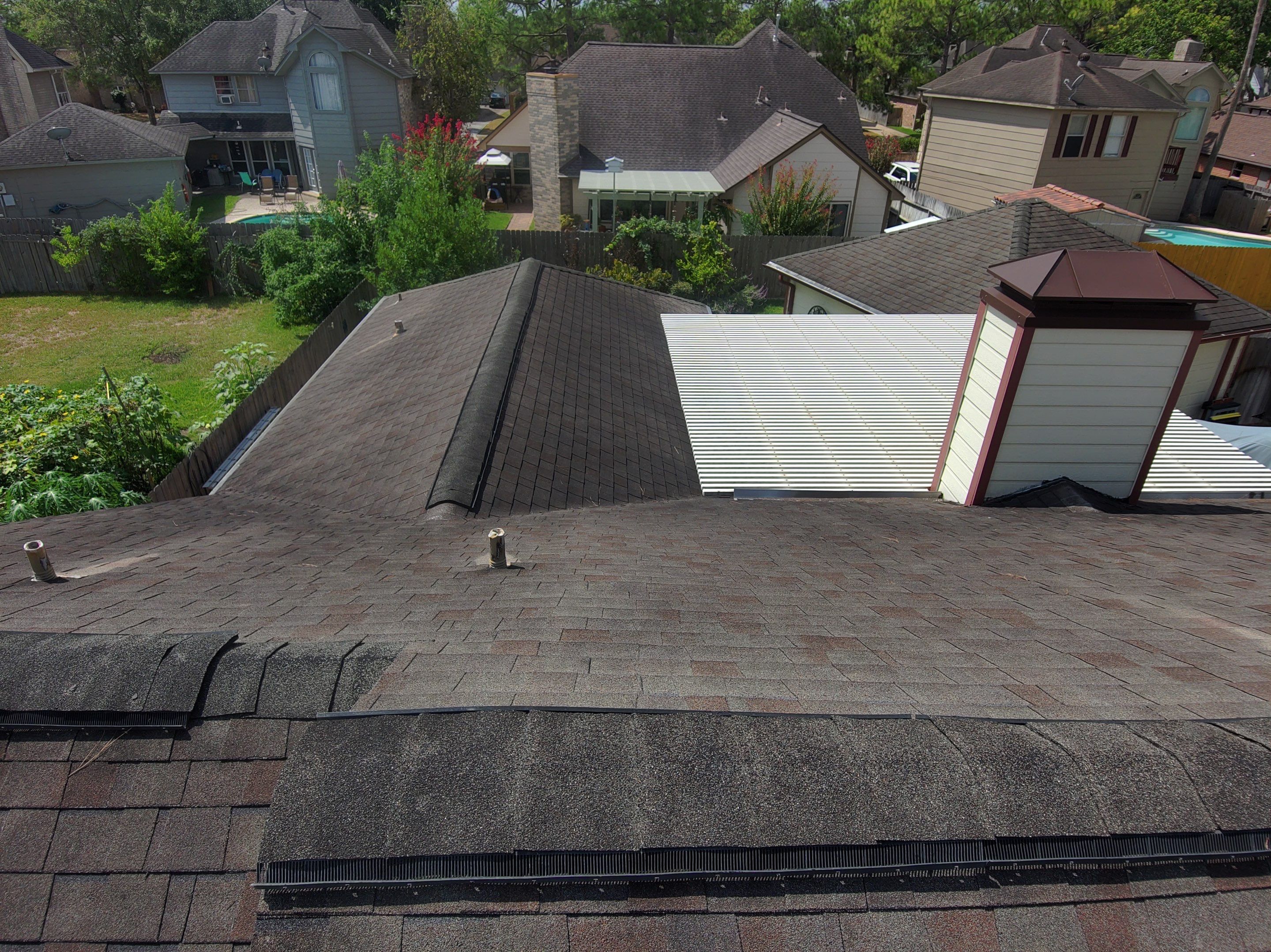 Residential Roofing Installation using Owen's Corning Duration (Lifetime) Shingles by Roof Repair Company